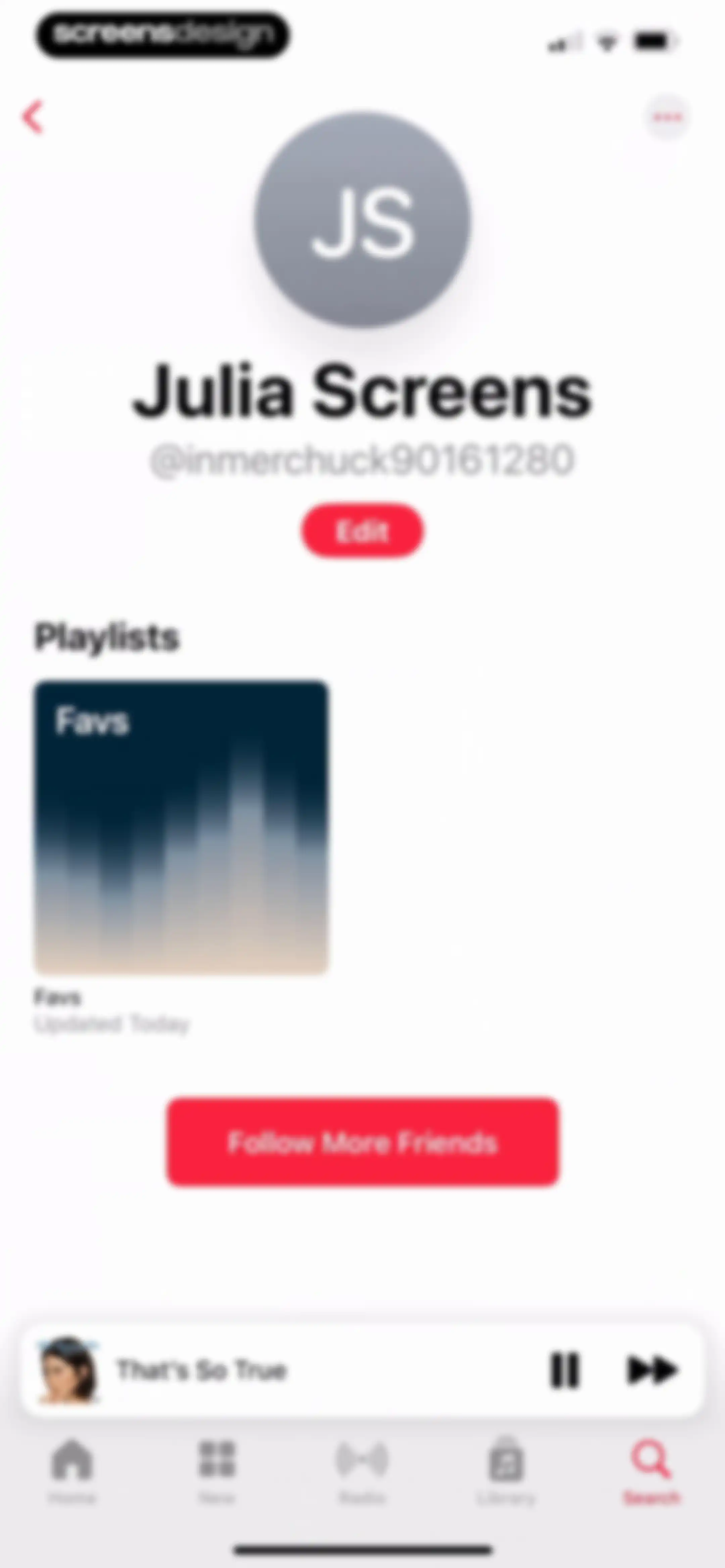 Apple Music screen 156