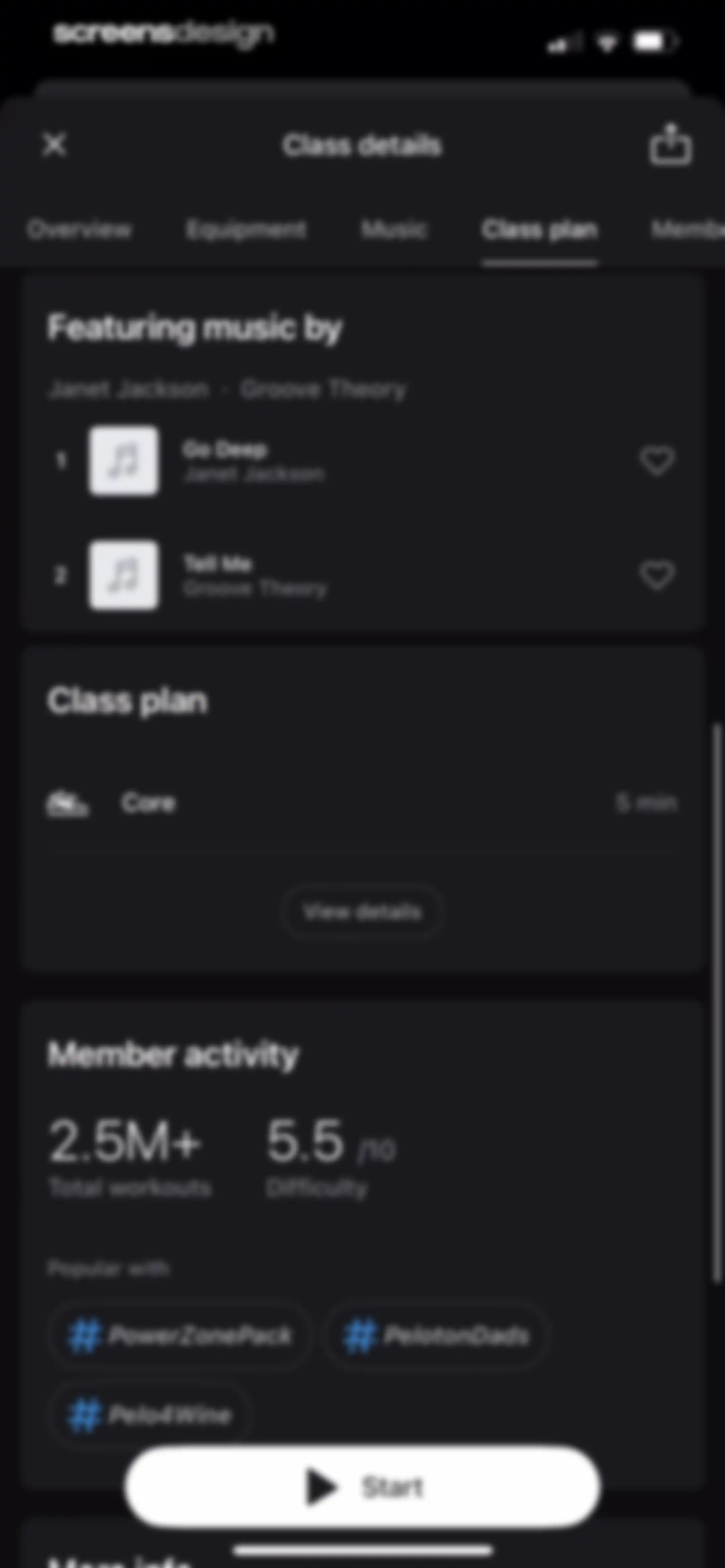 Peloton: Fitness & Workouts screen 56