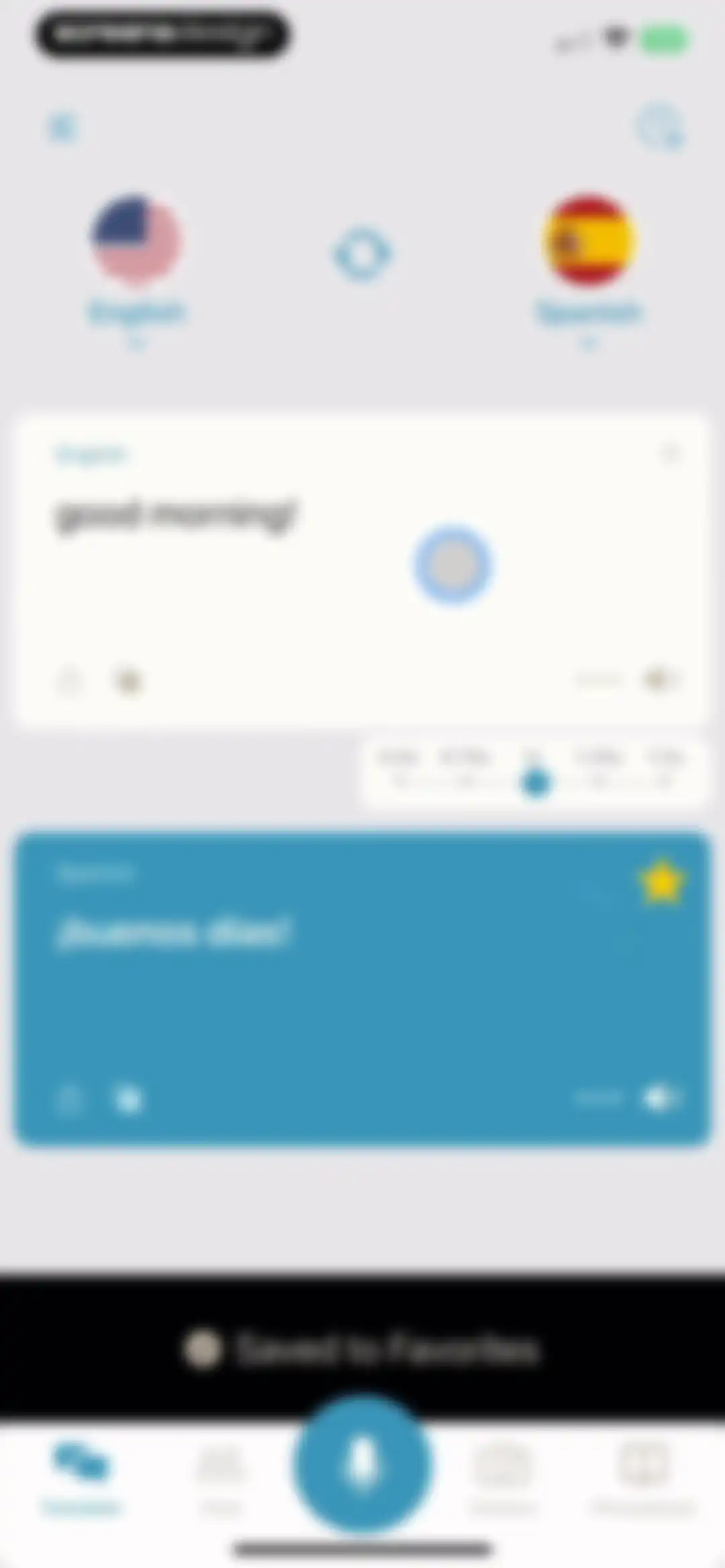 Translate: Voice & Text screen 12