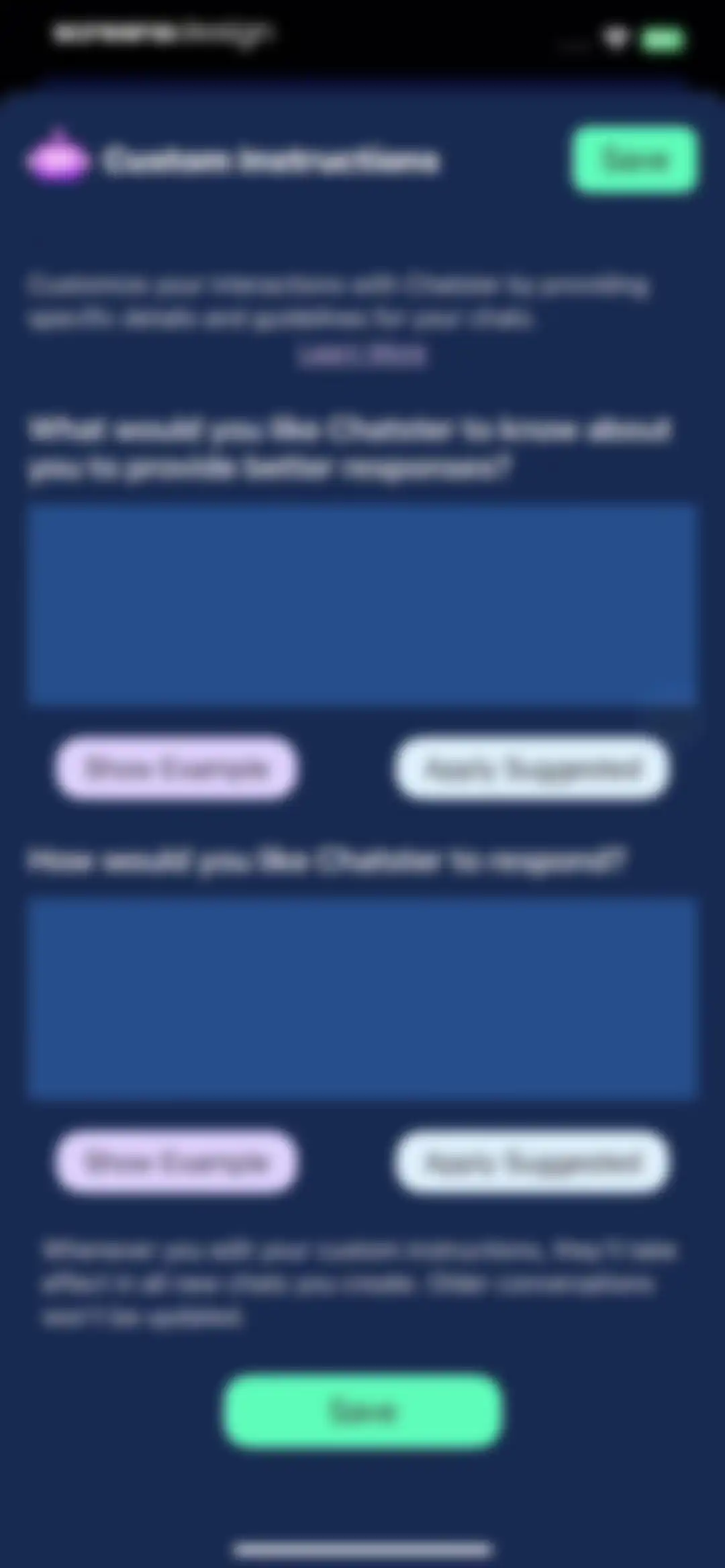 AI Assistant: Images & Writing screen 67