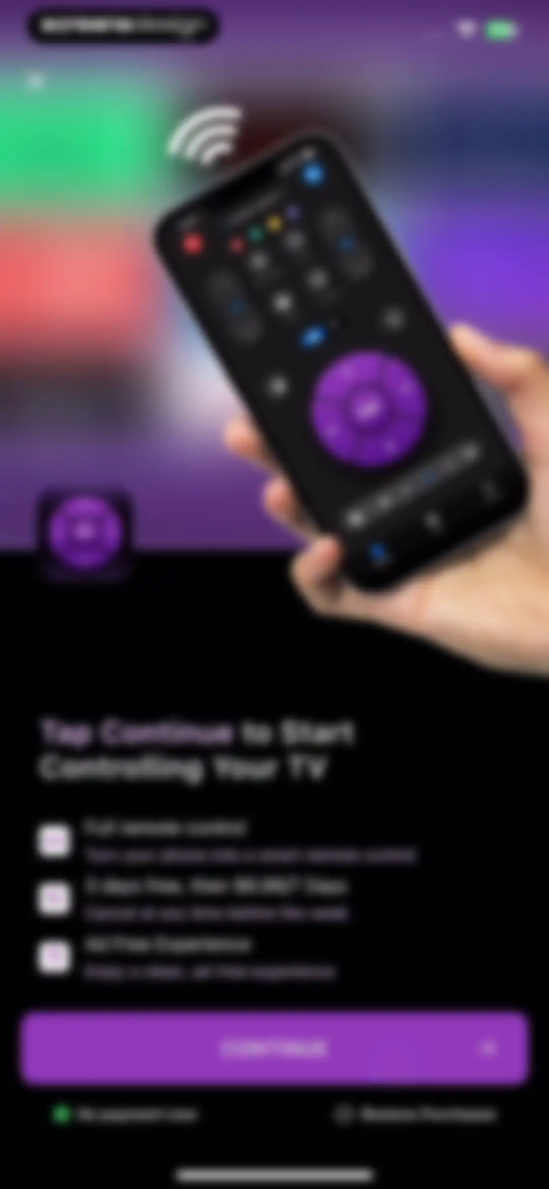 Connect TV Remote screen 5