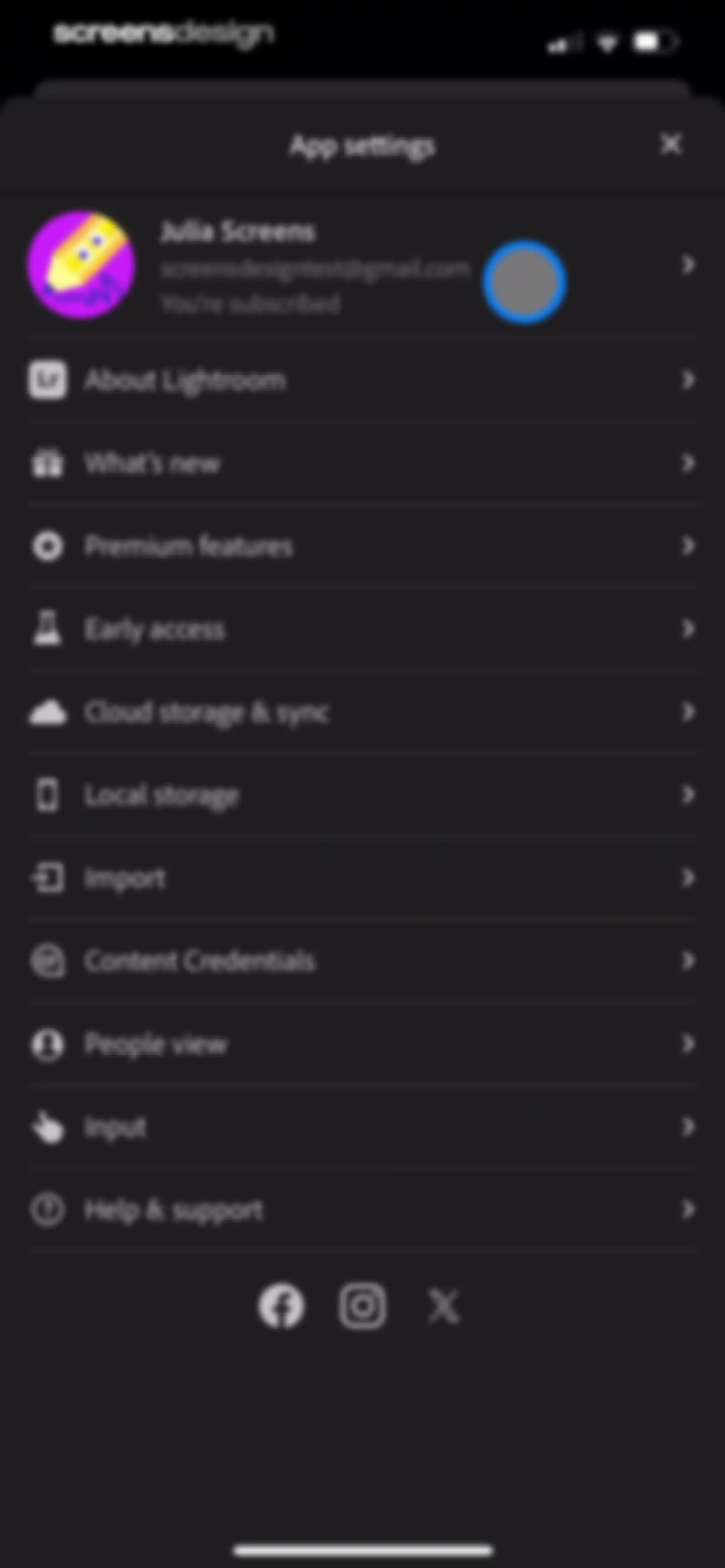 Lightroom: AI Photo Editor screen 202