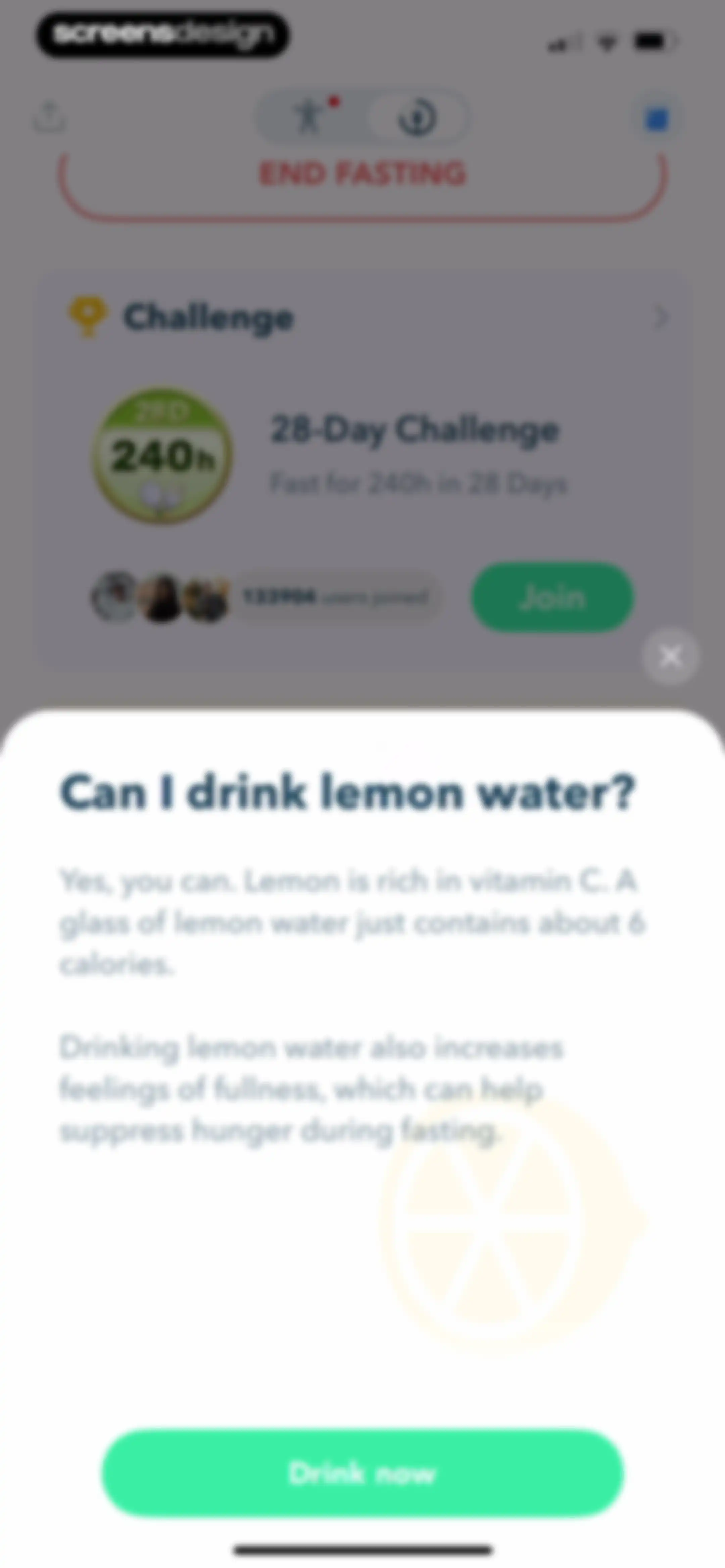 Intermittent Fasting Tracker - screen 186