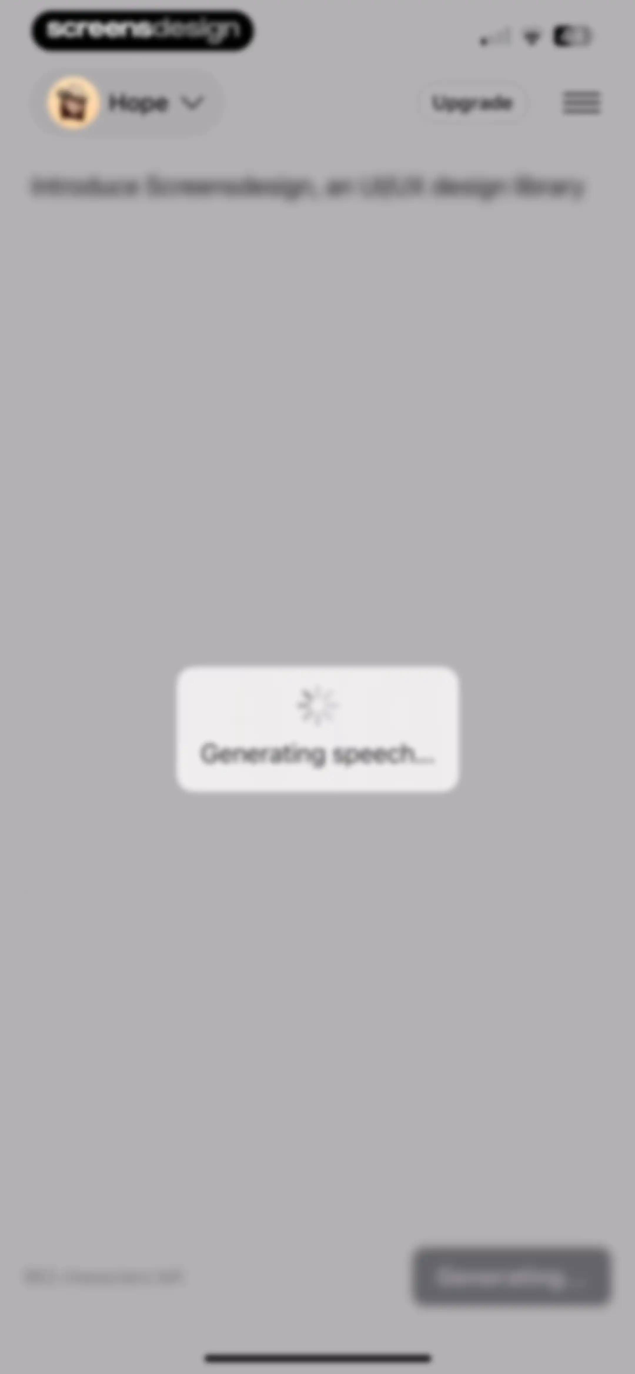 Labs AI : Text to Speech screen 12