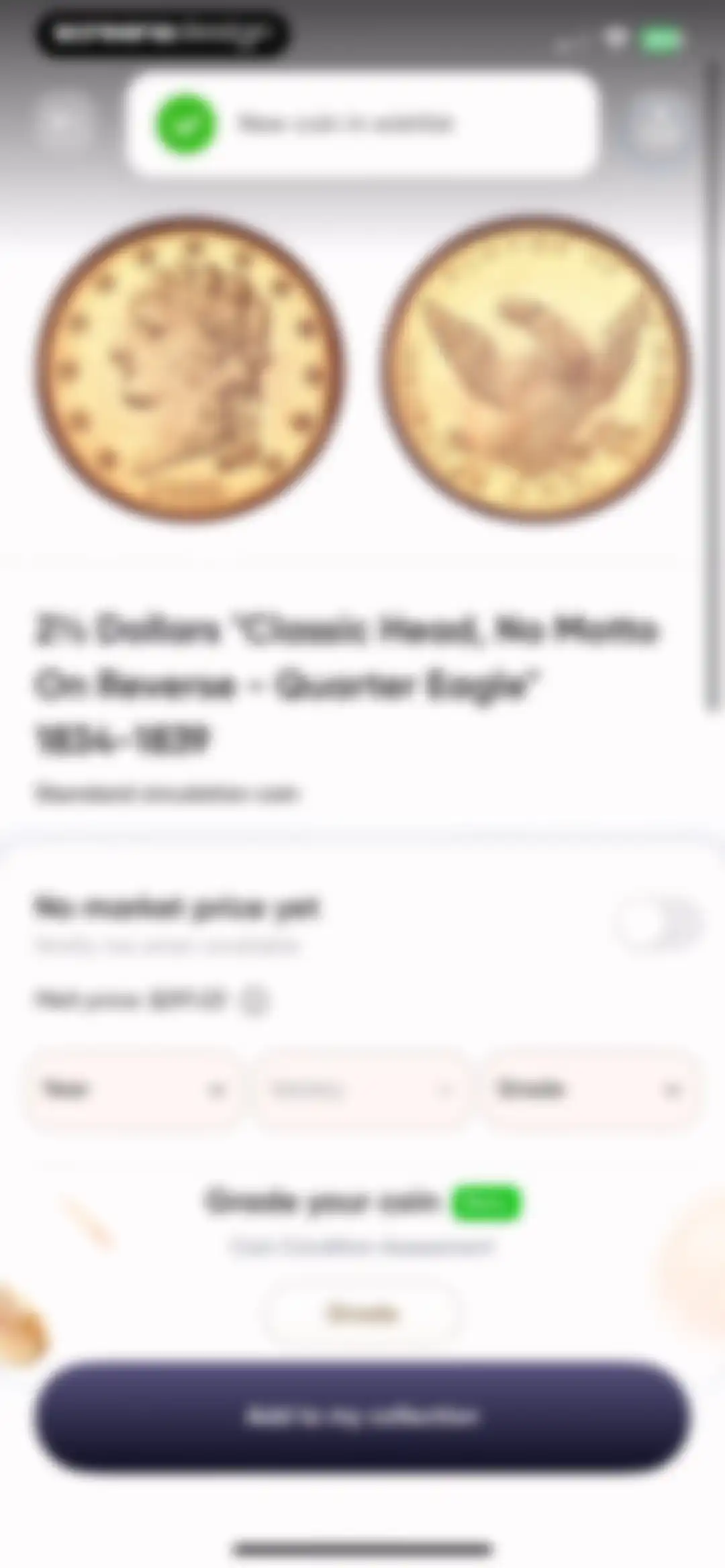Coin Identifier - CoinScan screen 36