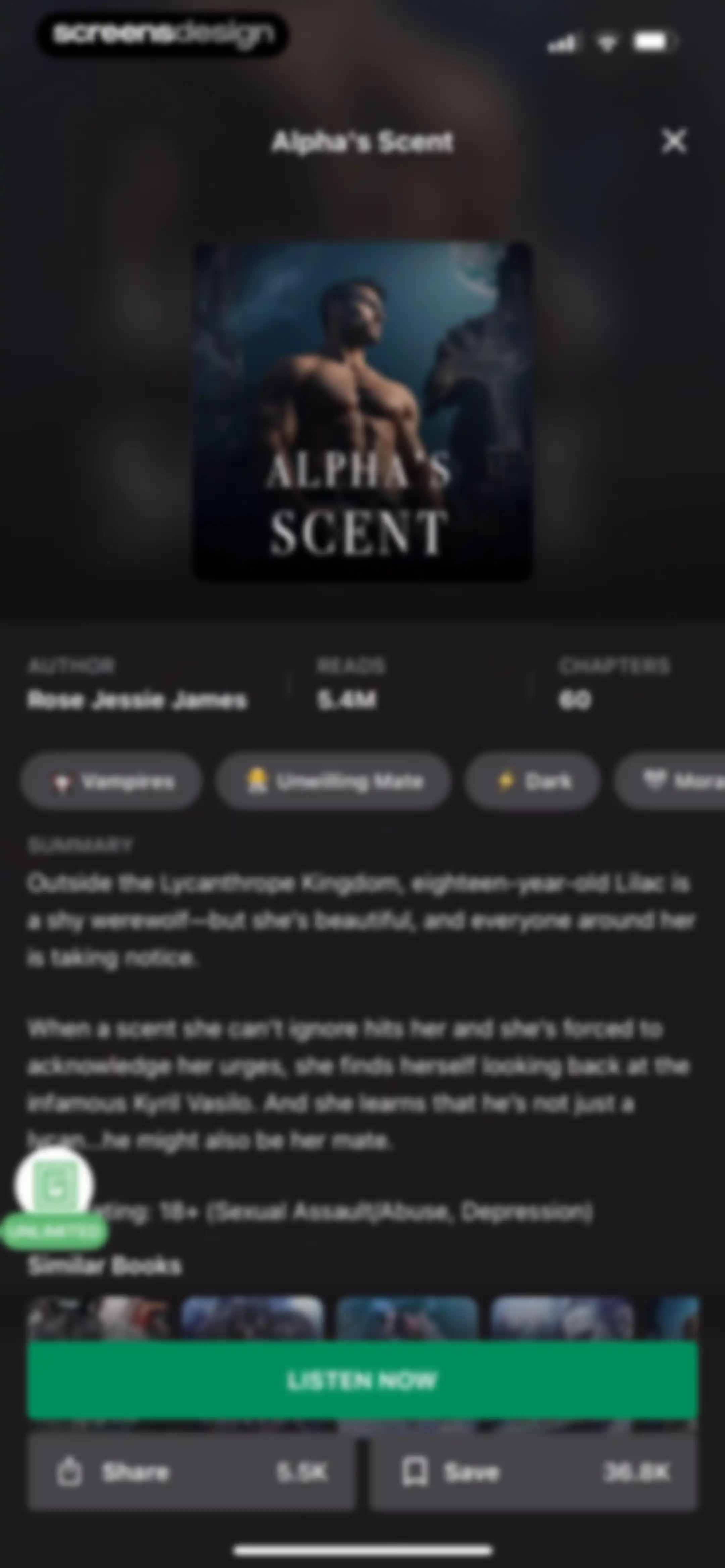Galatea: Books & Audiobooks screen 52