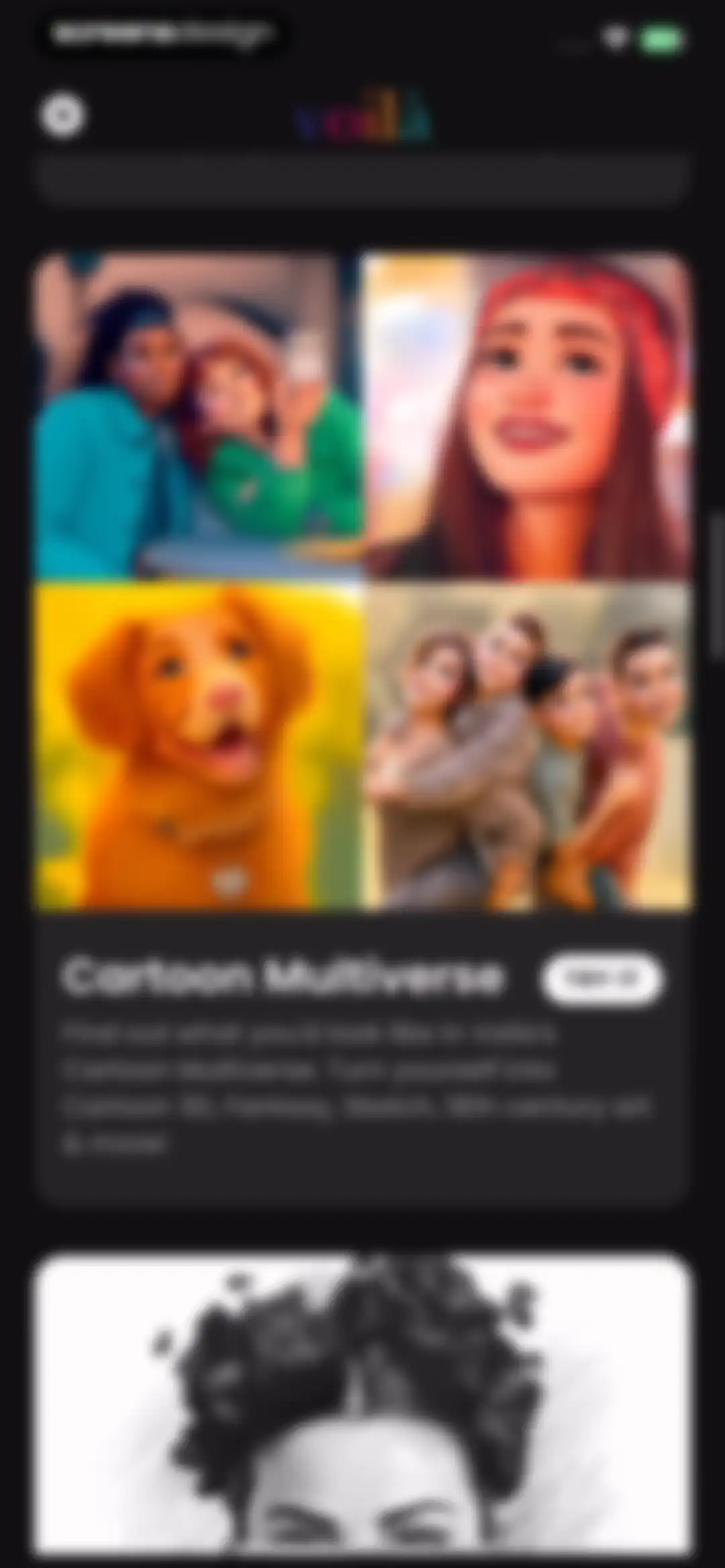 Voilà AI Artist Cartoon Filter screen 27
