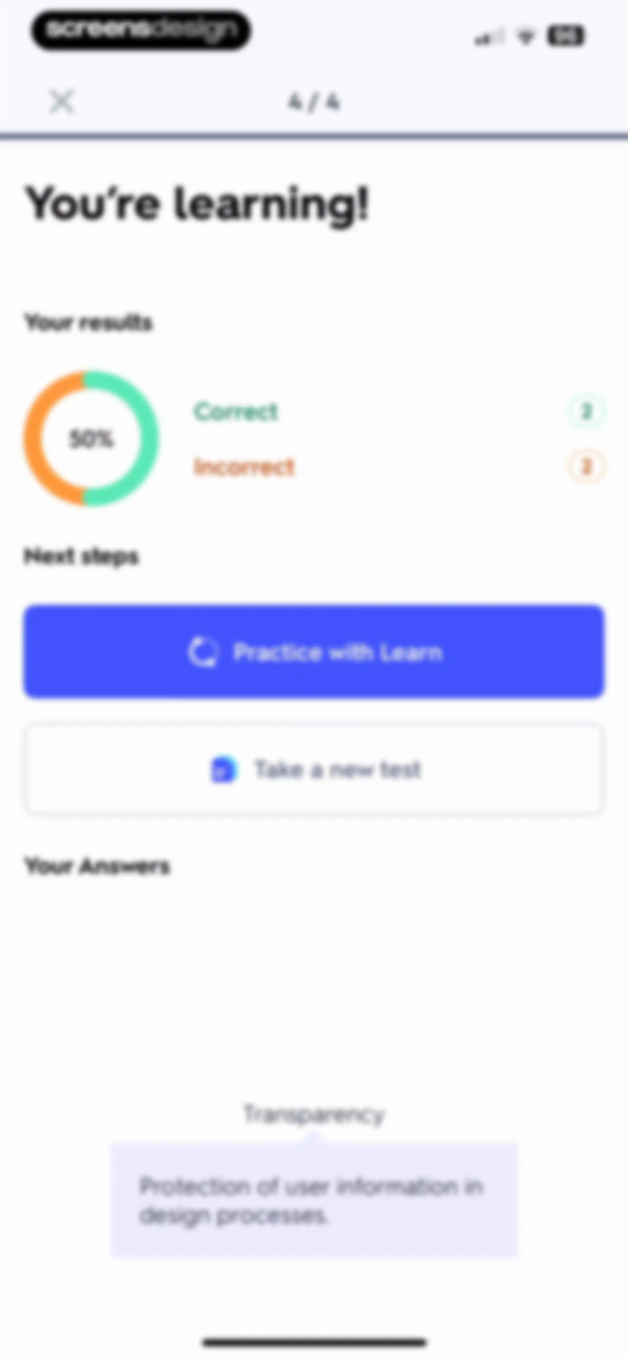 Quizlet: More than Flashcards screen 66