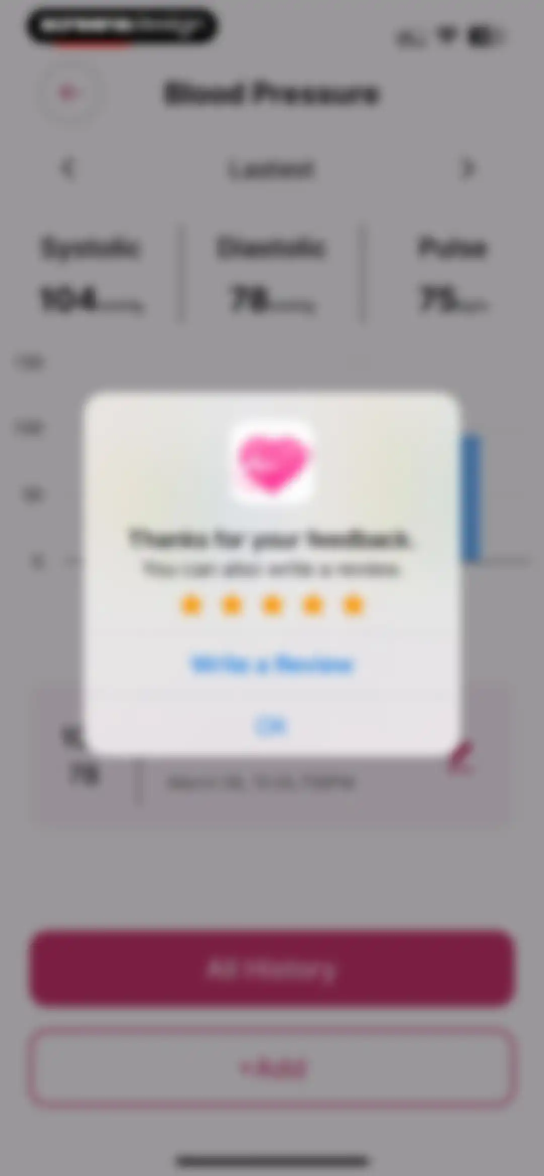 Blood Pressure-Monitor Tracker screen 44