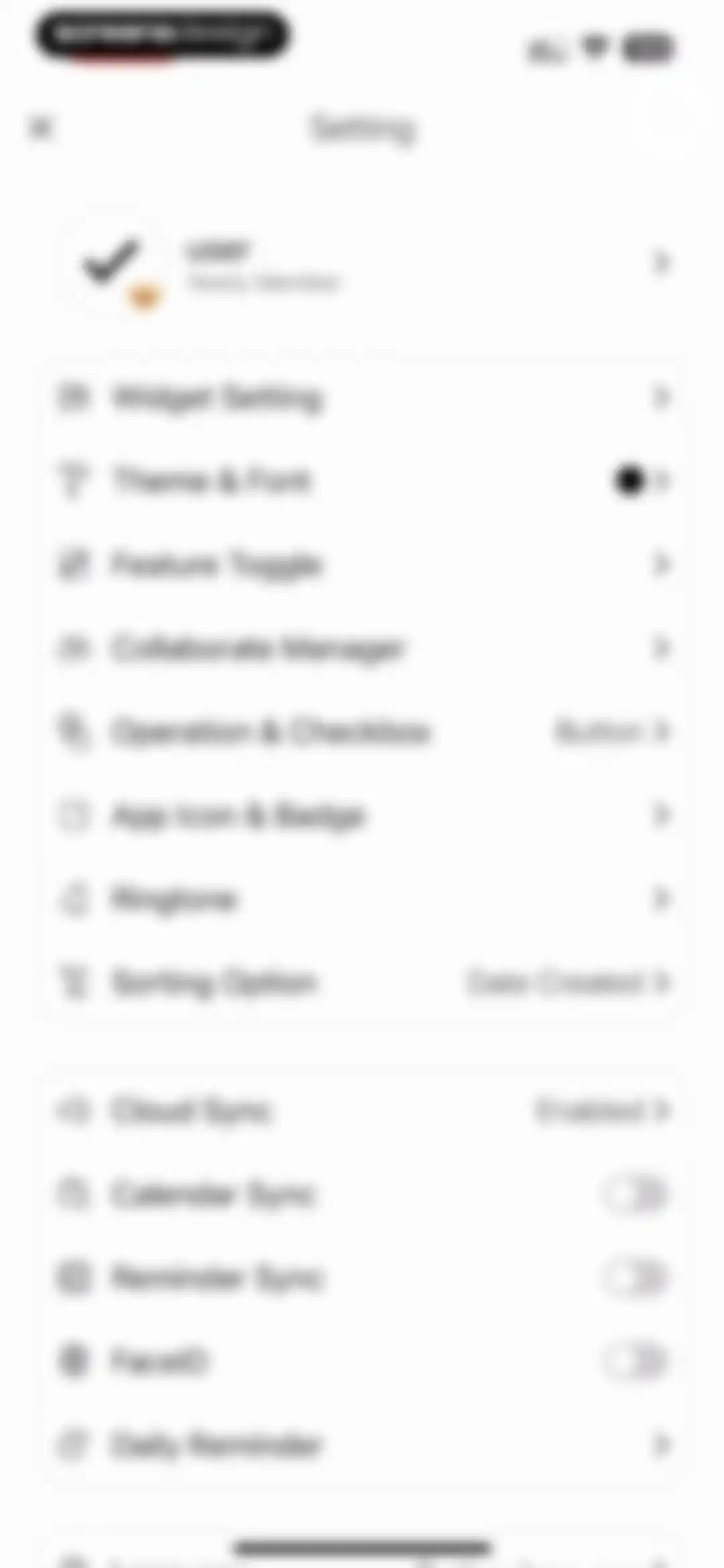 To Do List MinimaList & Widget screen 76