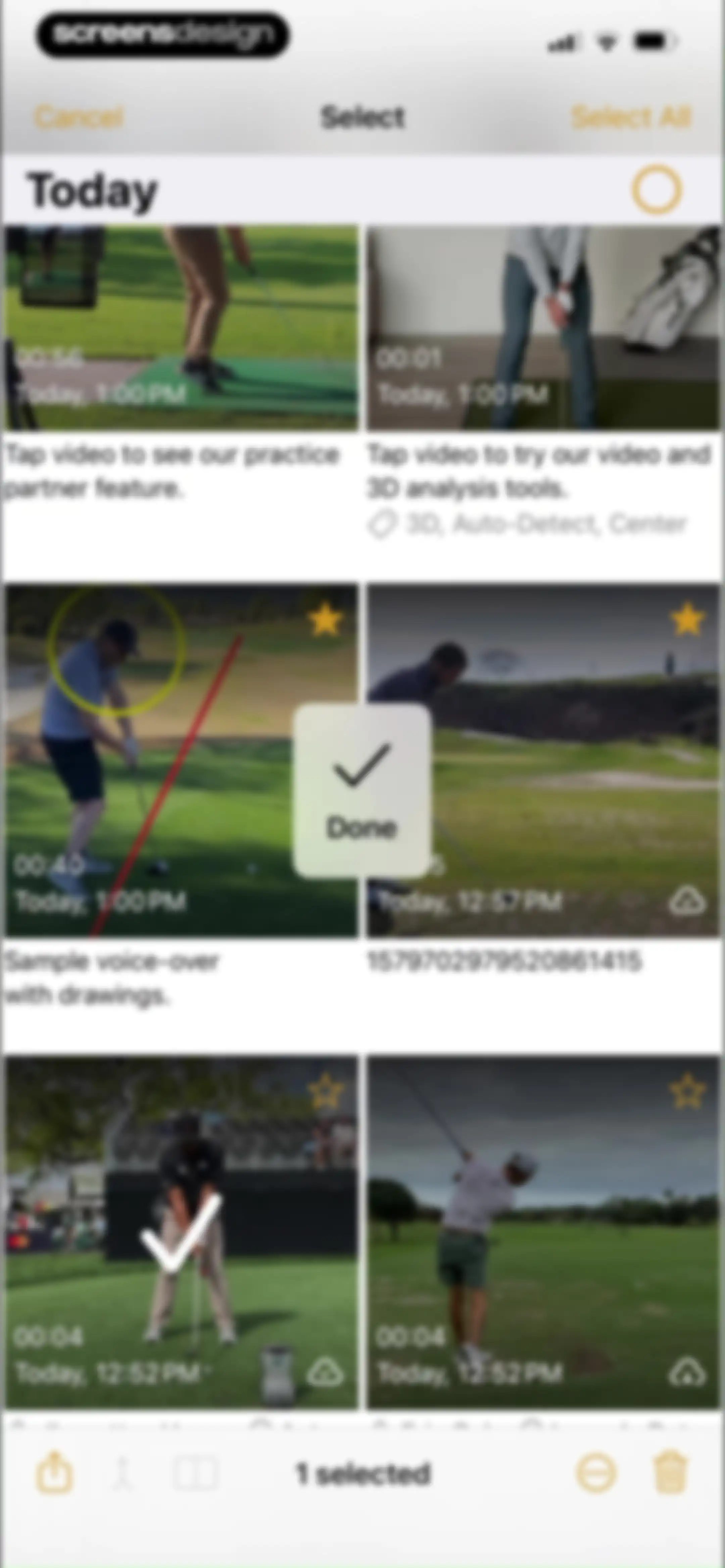 Onform: Video Analysis App screen 84
