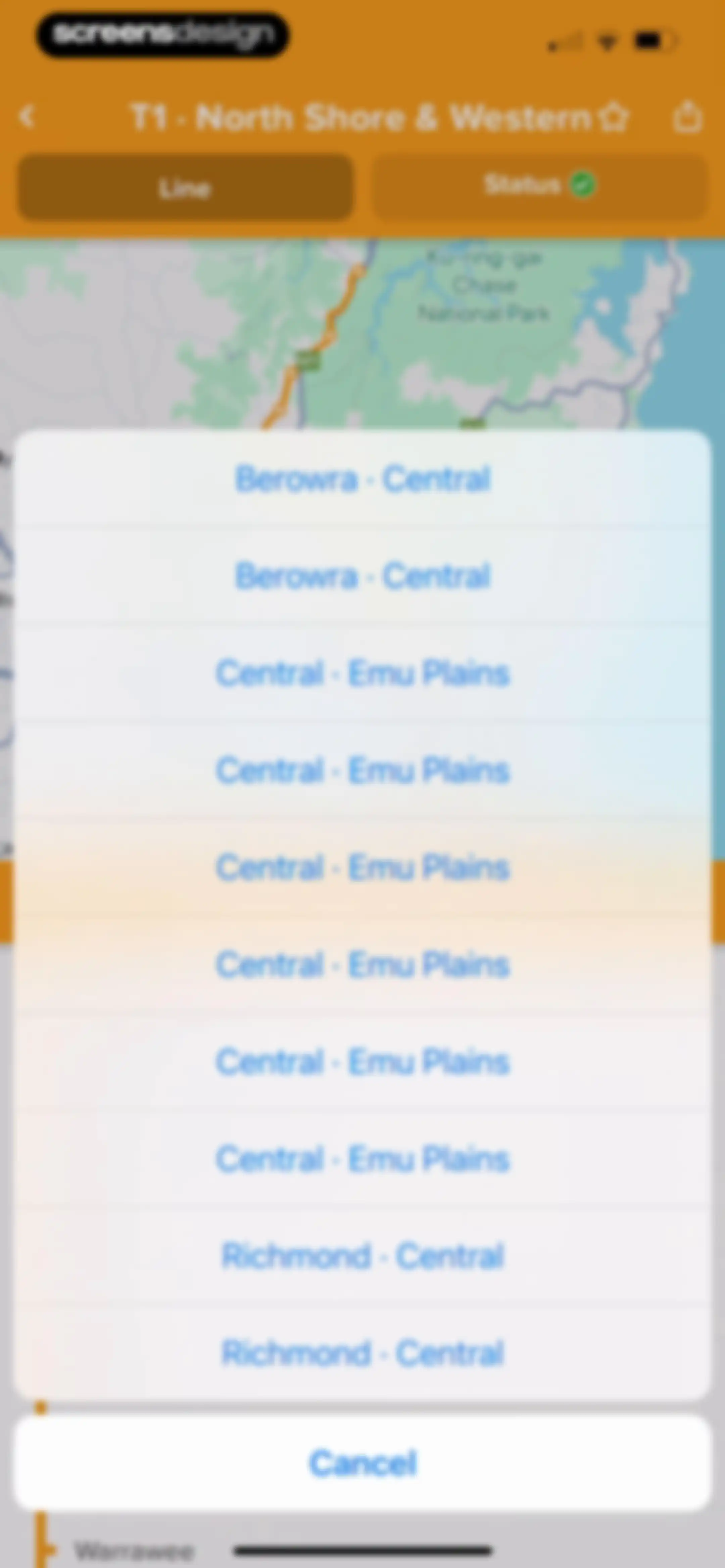 Citymapper: All Live Transit screen 106