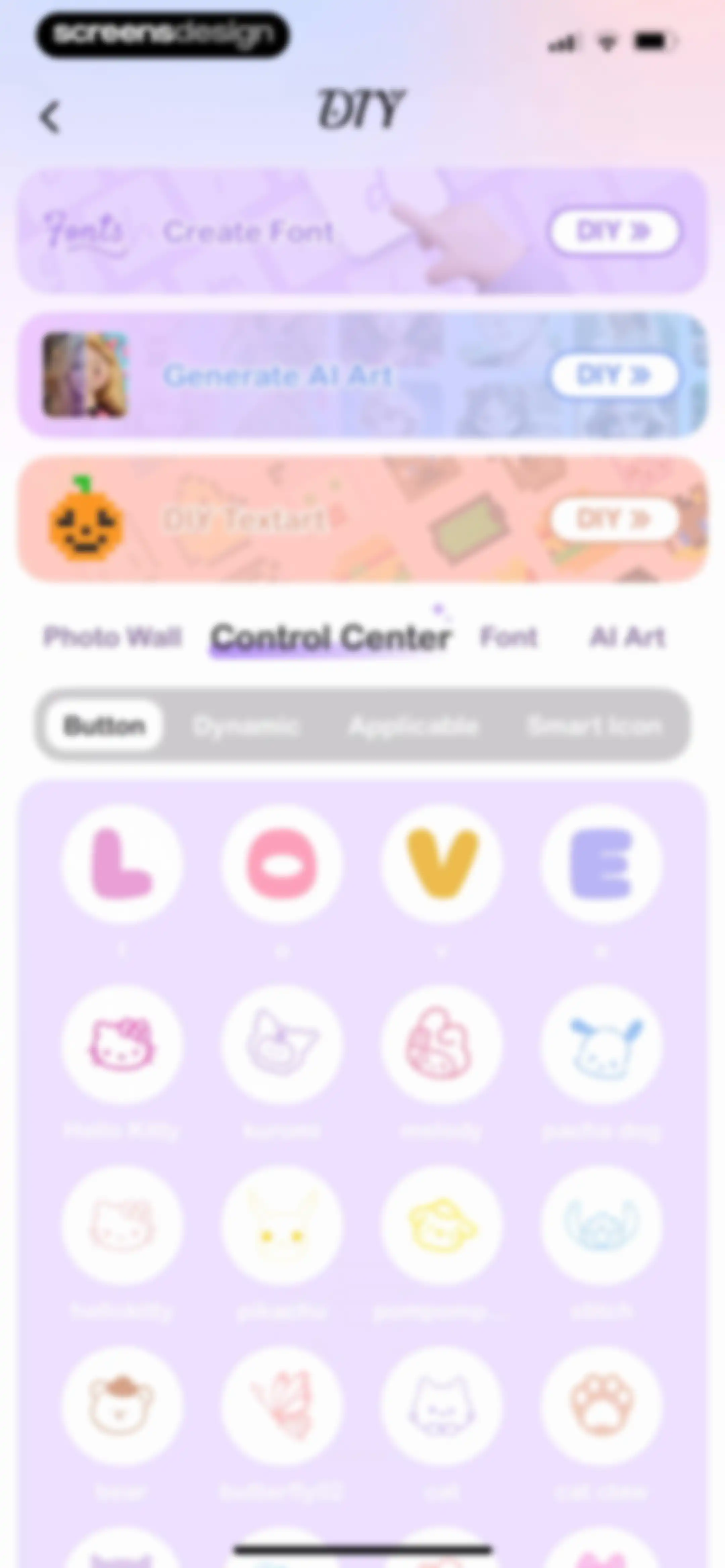 Cool Themes & Fonts: Cute Text screen 83