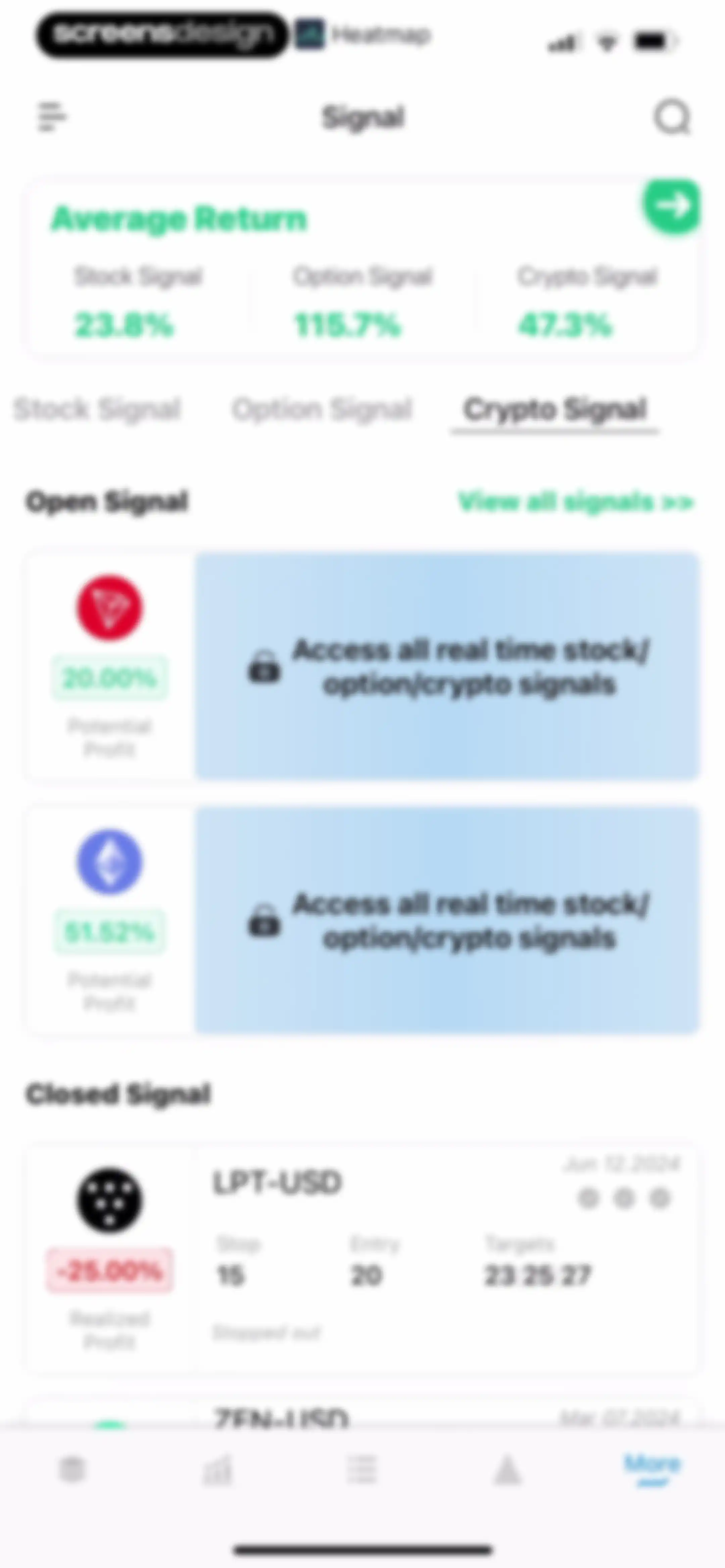 Trading Ideas Driven by AI screen 112