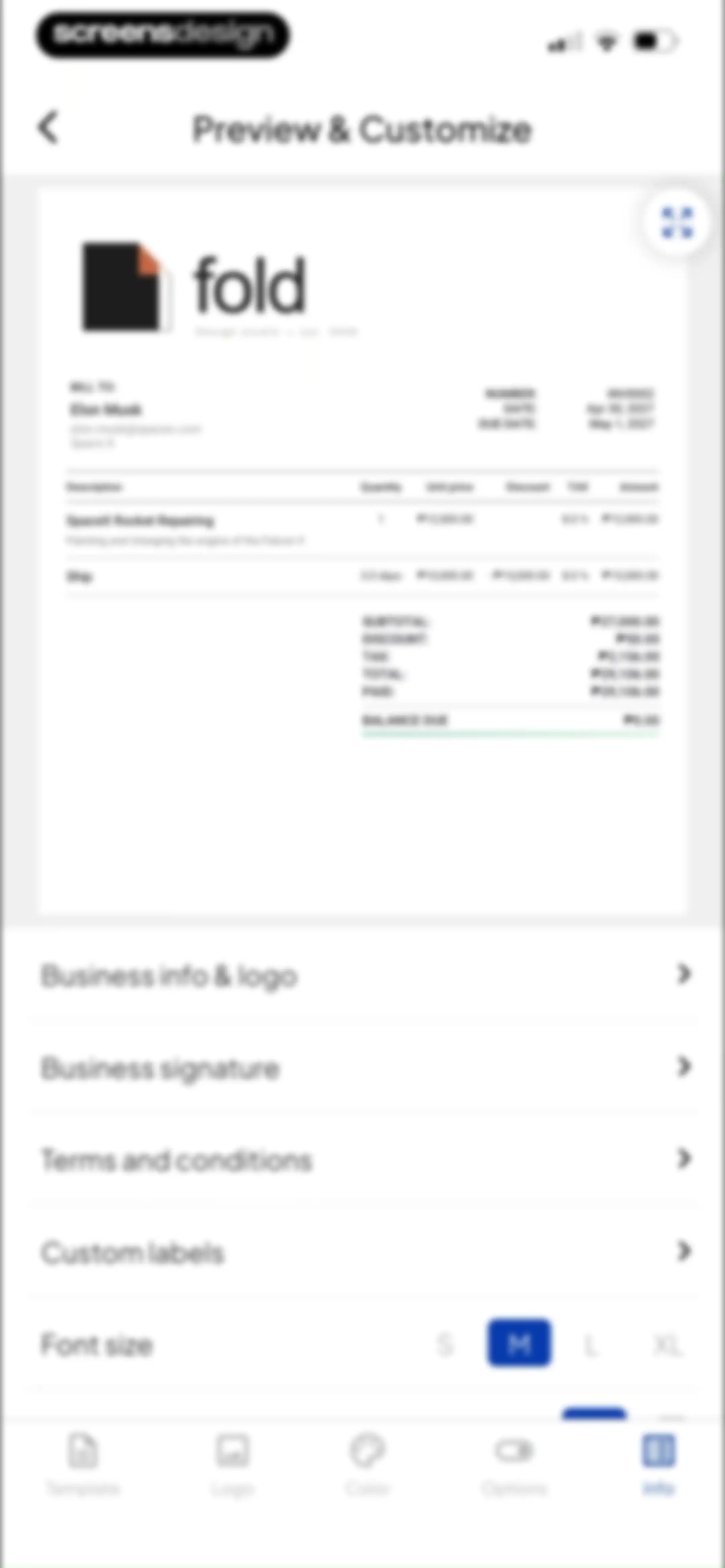 Invoice Maker - Invoice Fly screen 62
