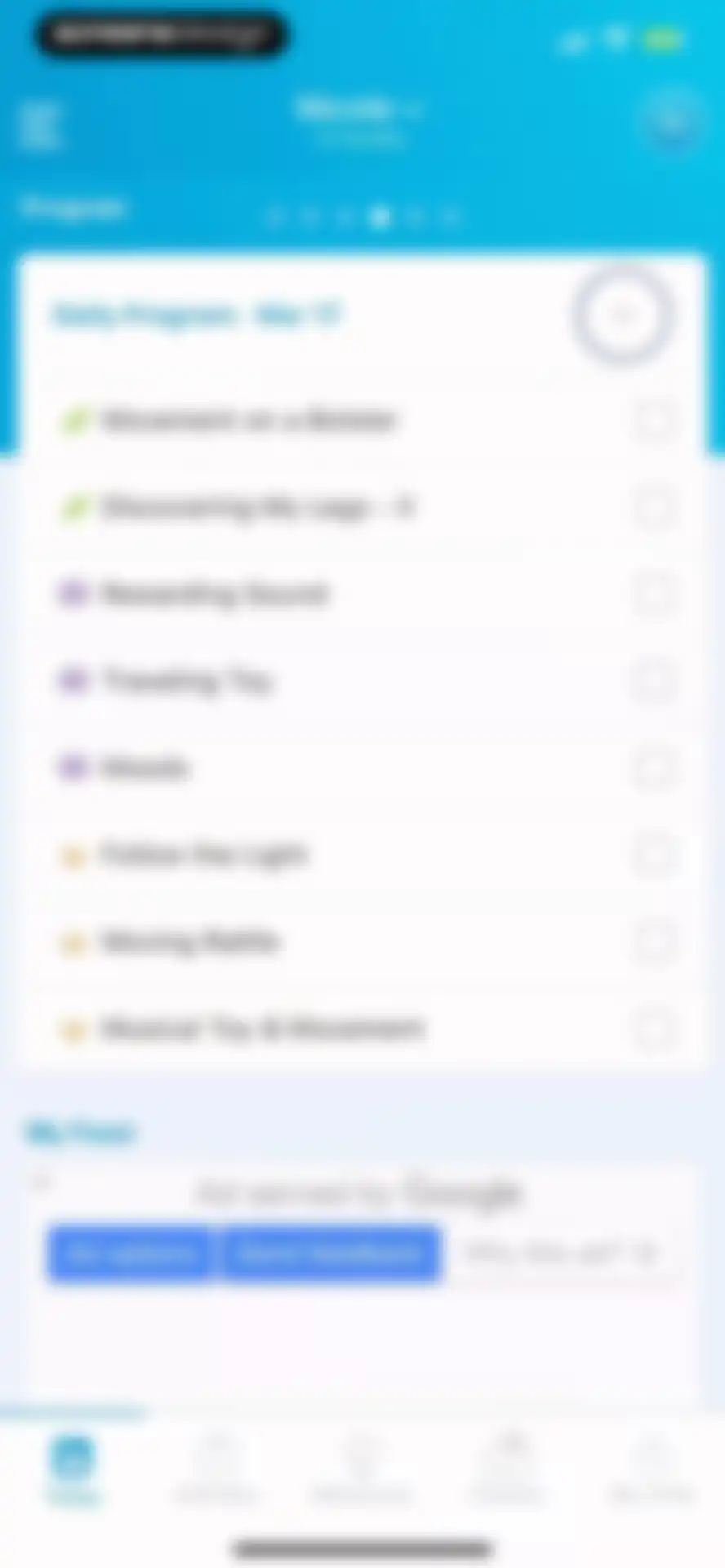 BabySparks - Development App screen 33