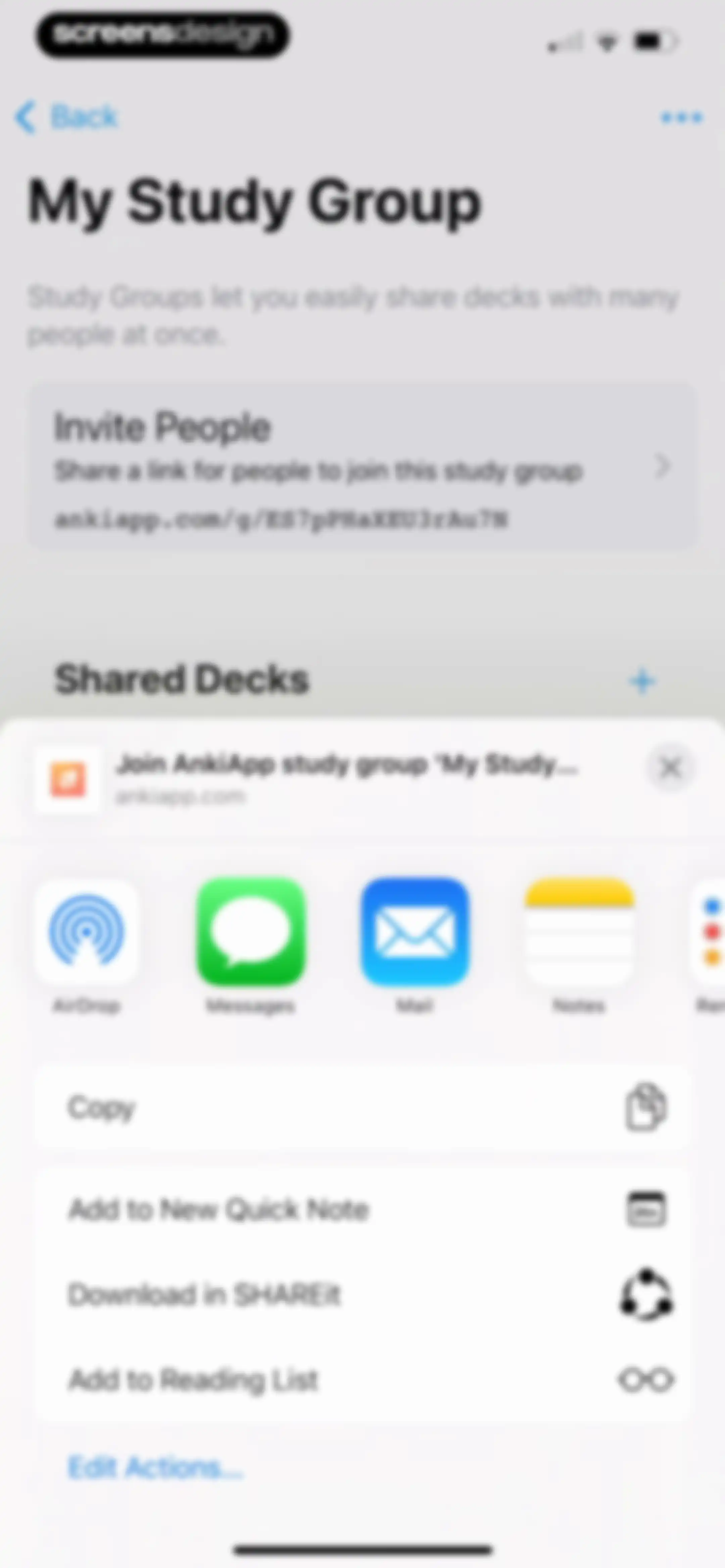 AlgoApp - Flashcards screen 69