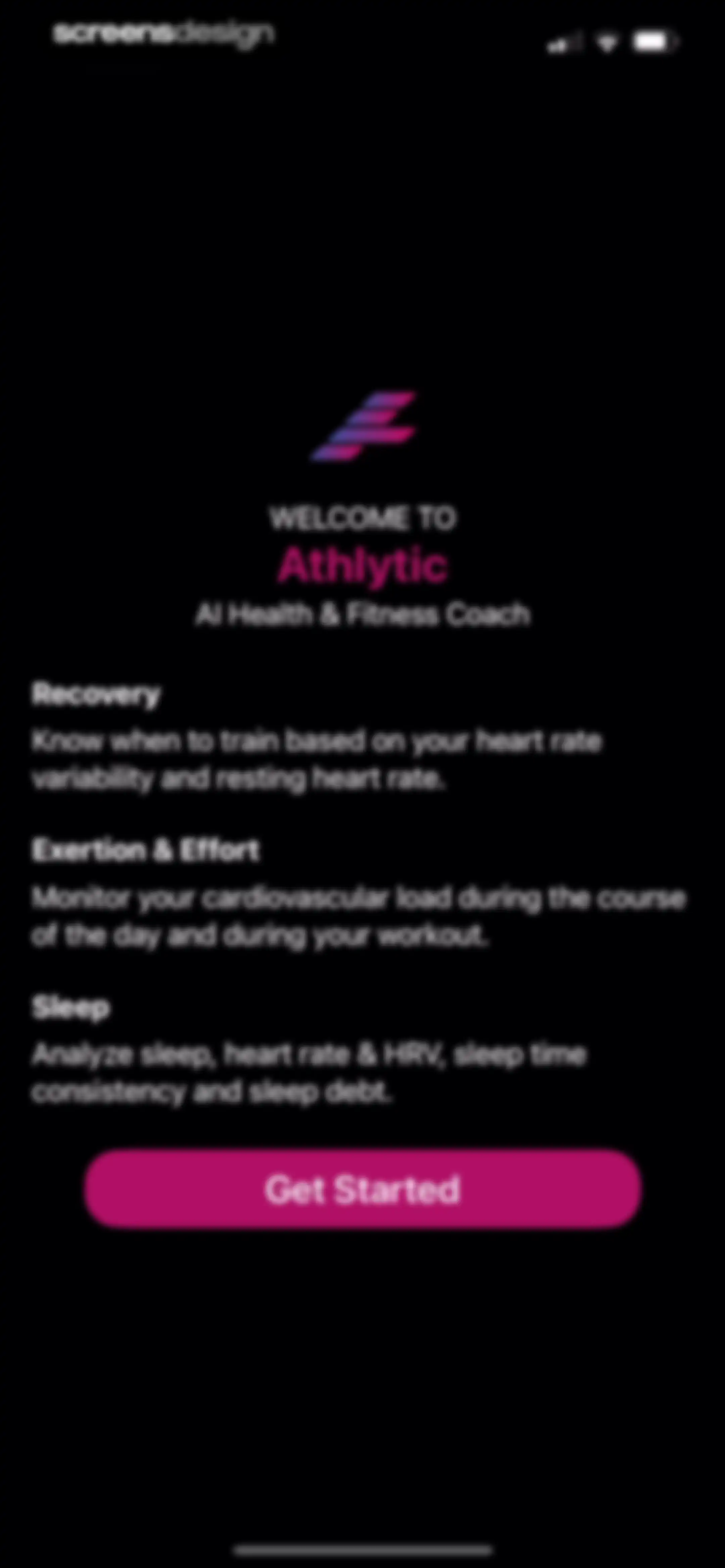 Athlytic: AI Fitness Coach screen 1