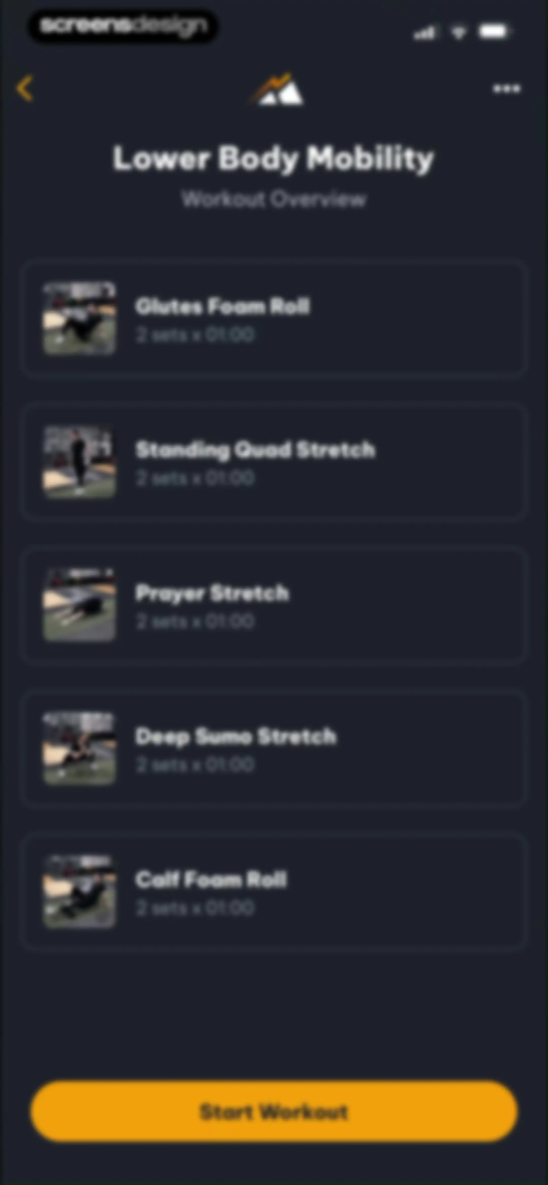 Peak Strength screen 40