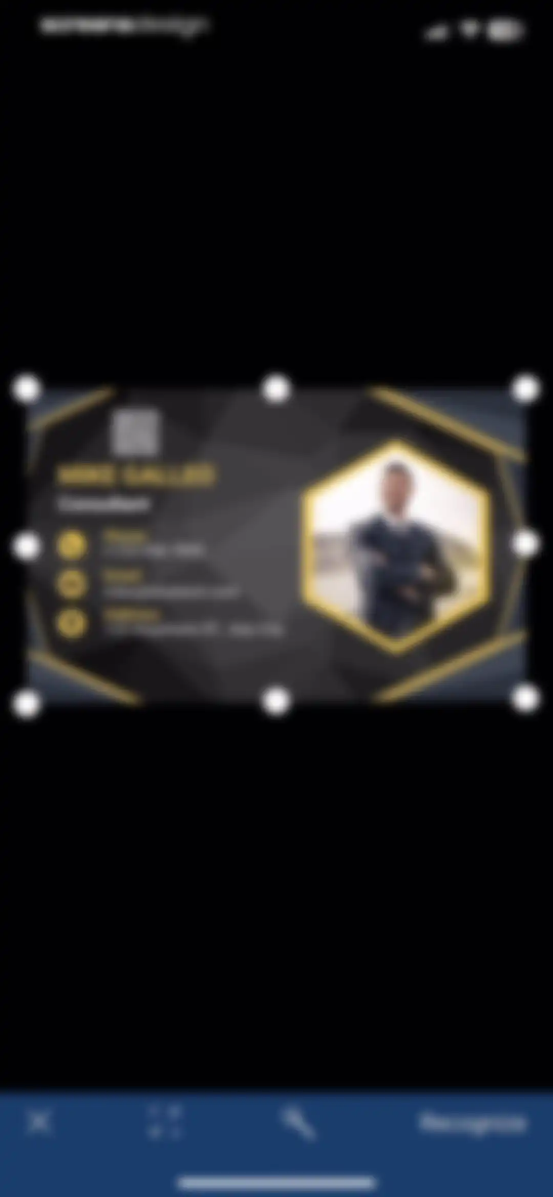 Business Card Reader screen 11