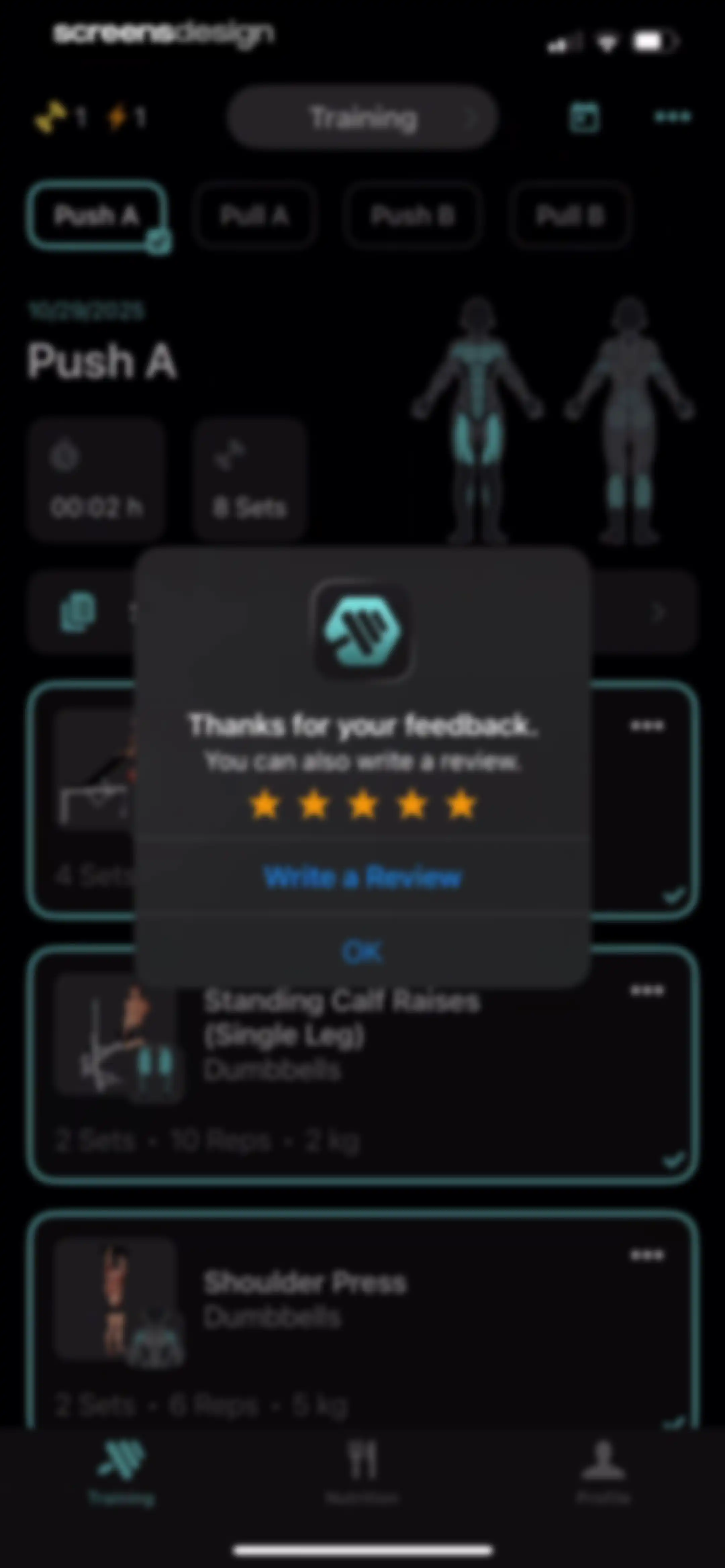 MyFitCoach - Workout Planner screen 102