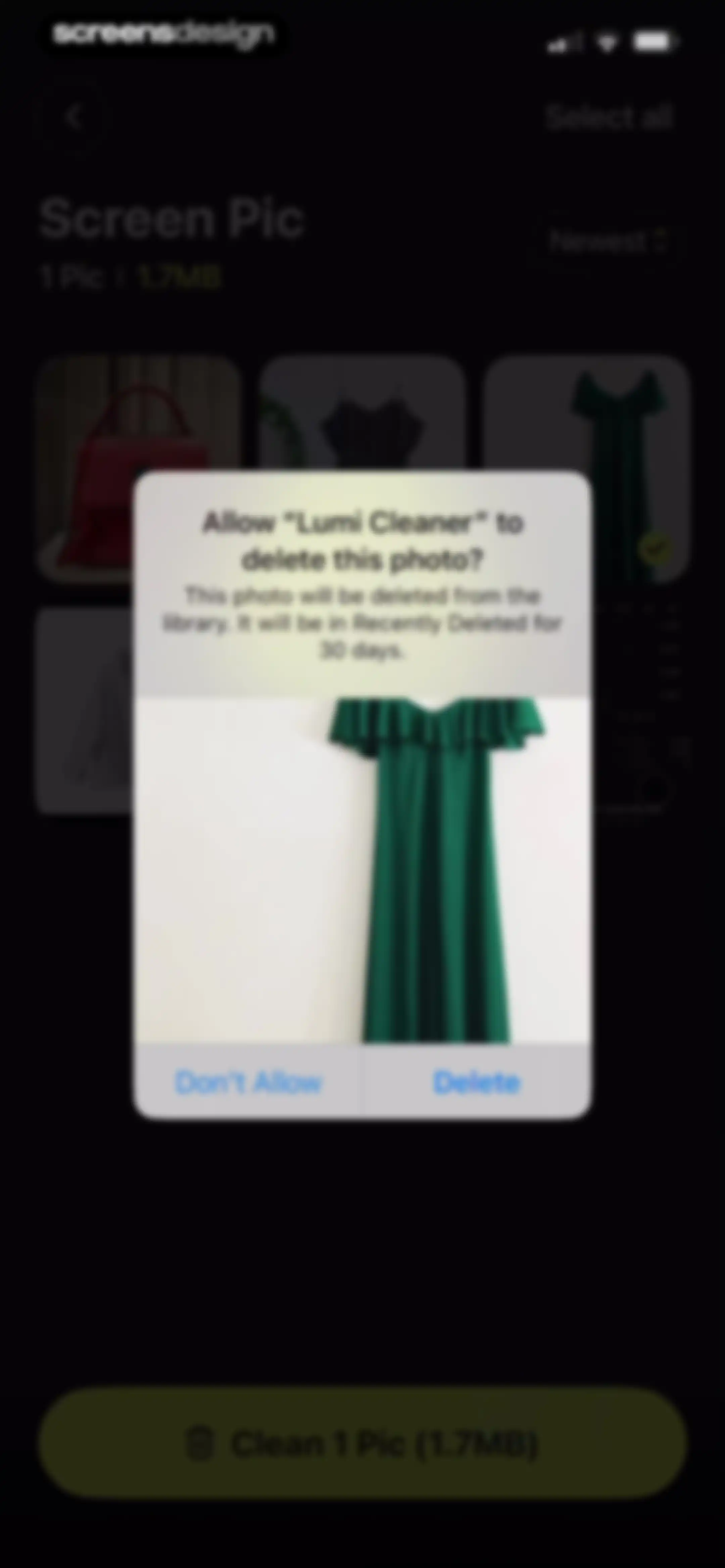 Lumi Cleaner: storage cleaner screen 26