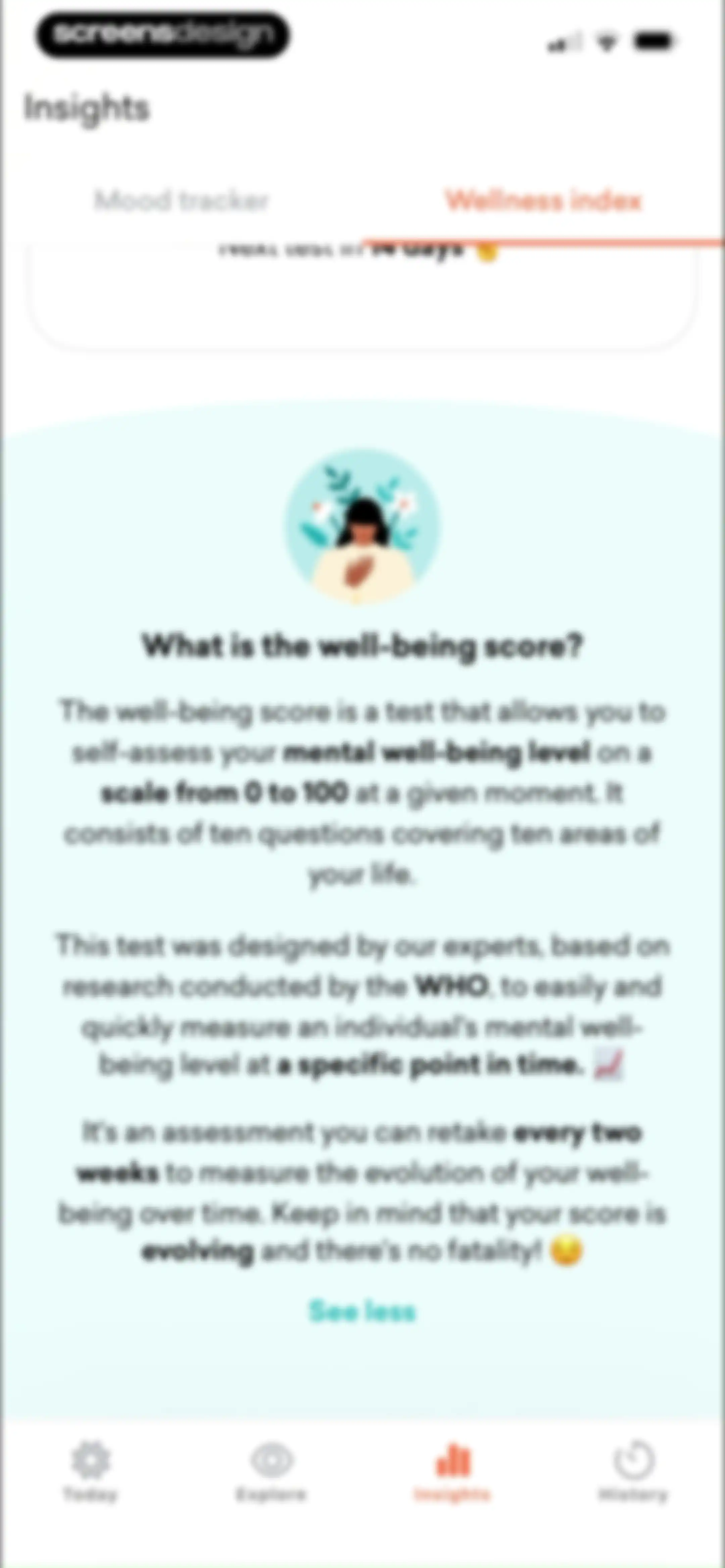 MindDay: Mental Health, Stress screen 151