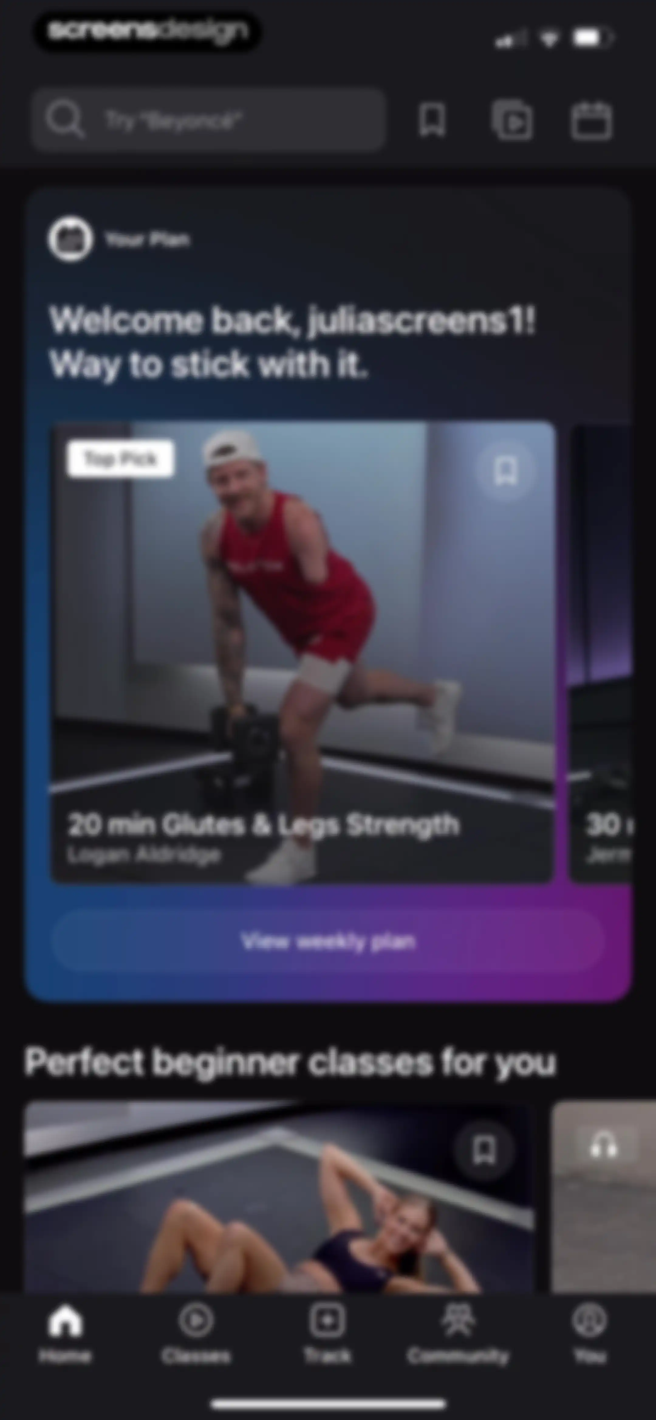 Peloton: Fitness & Workouts screen 111