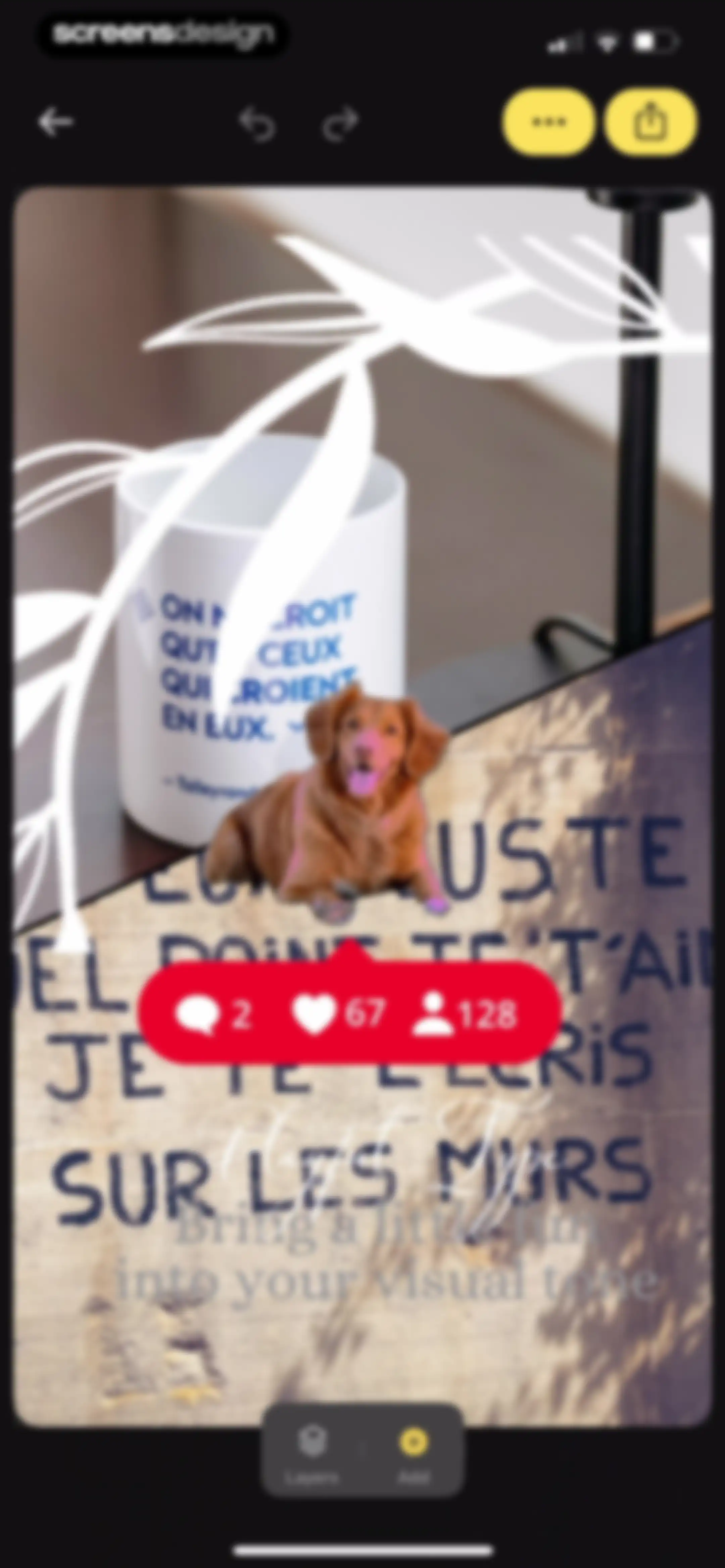 Leto: Font for Instagram Story screen 92