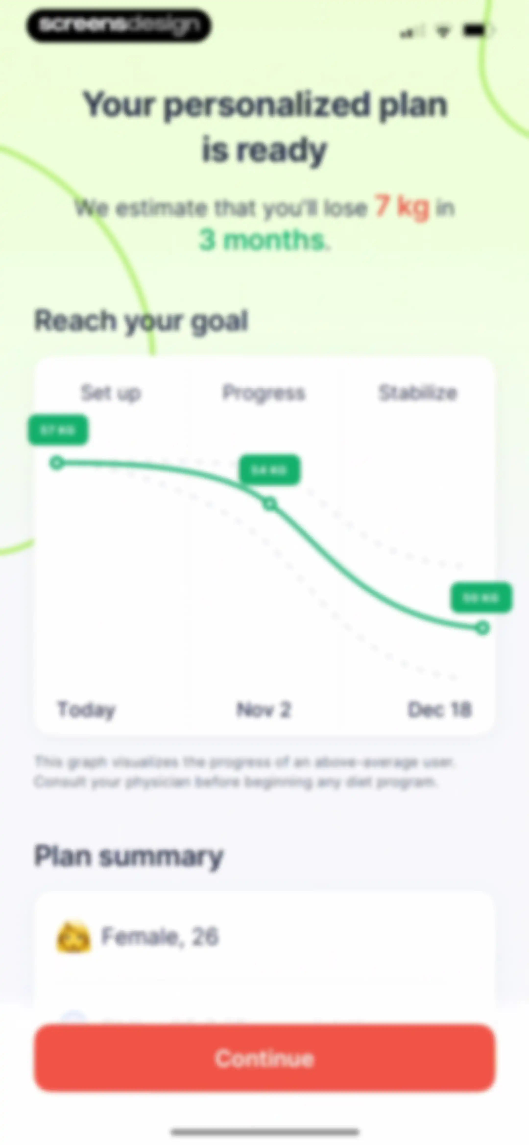 Kompanion: Weight Loss Plan screen 48