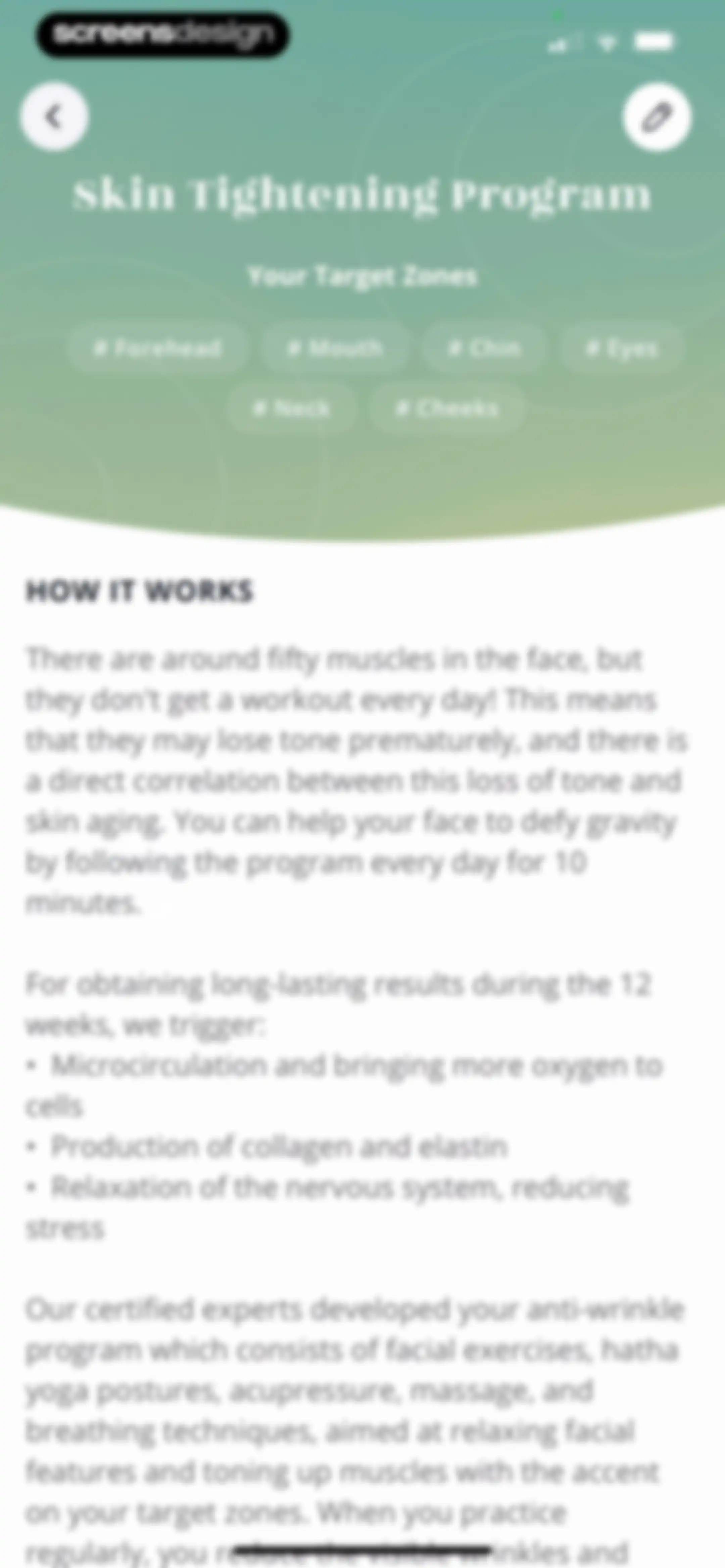 Luvly: Face Yoga Exercises screen 75