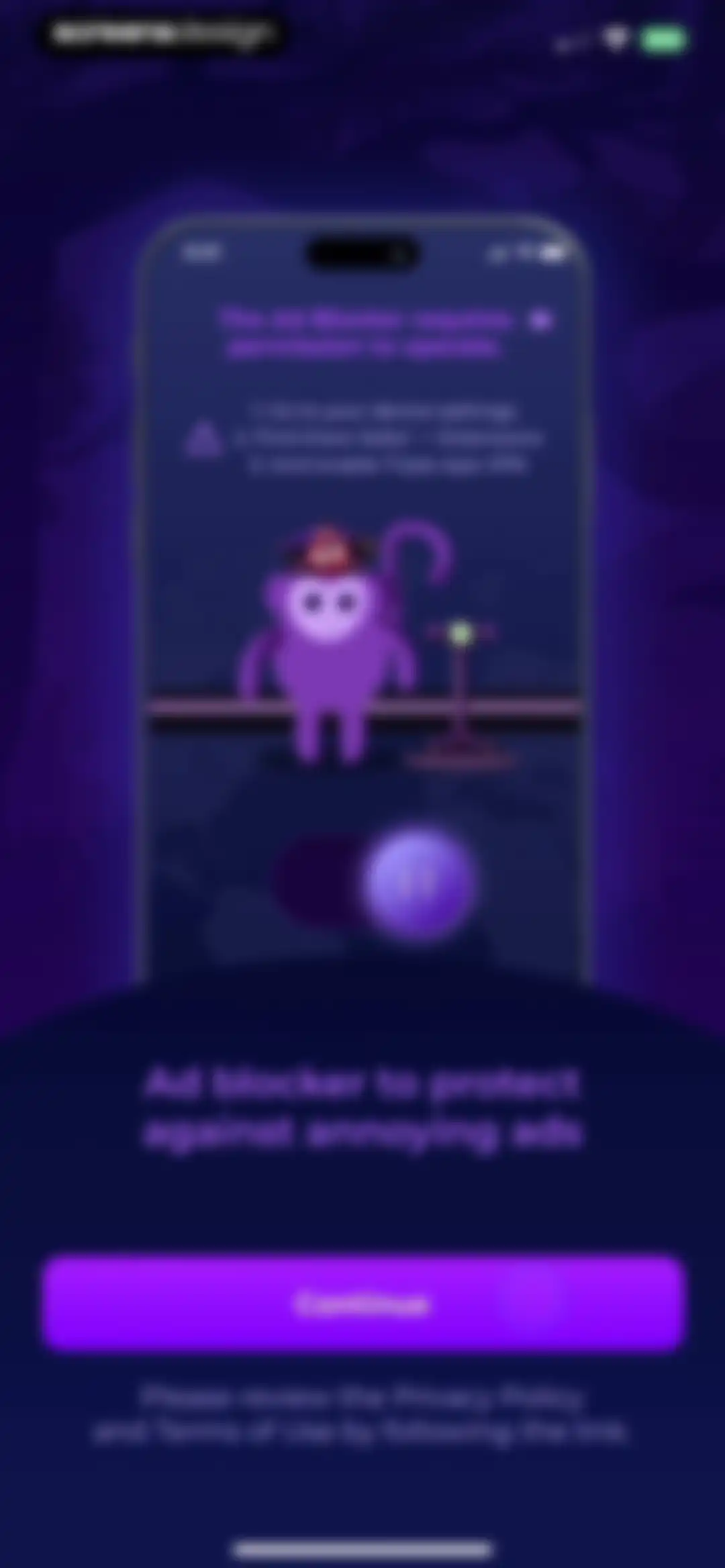 Triple Ape VPN screen 3