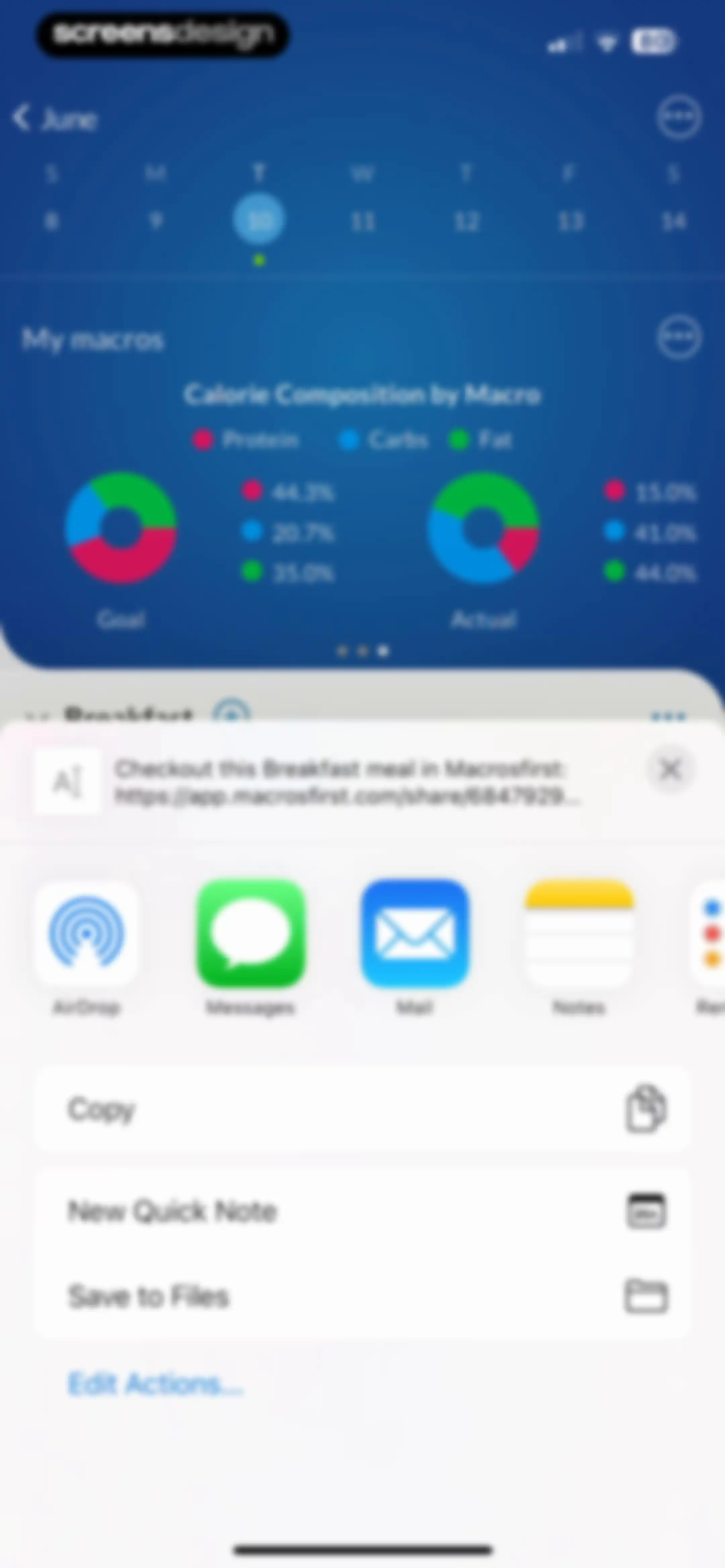 MacrosFirst - Macro Tracker screen 94