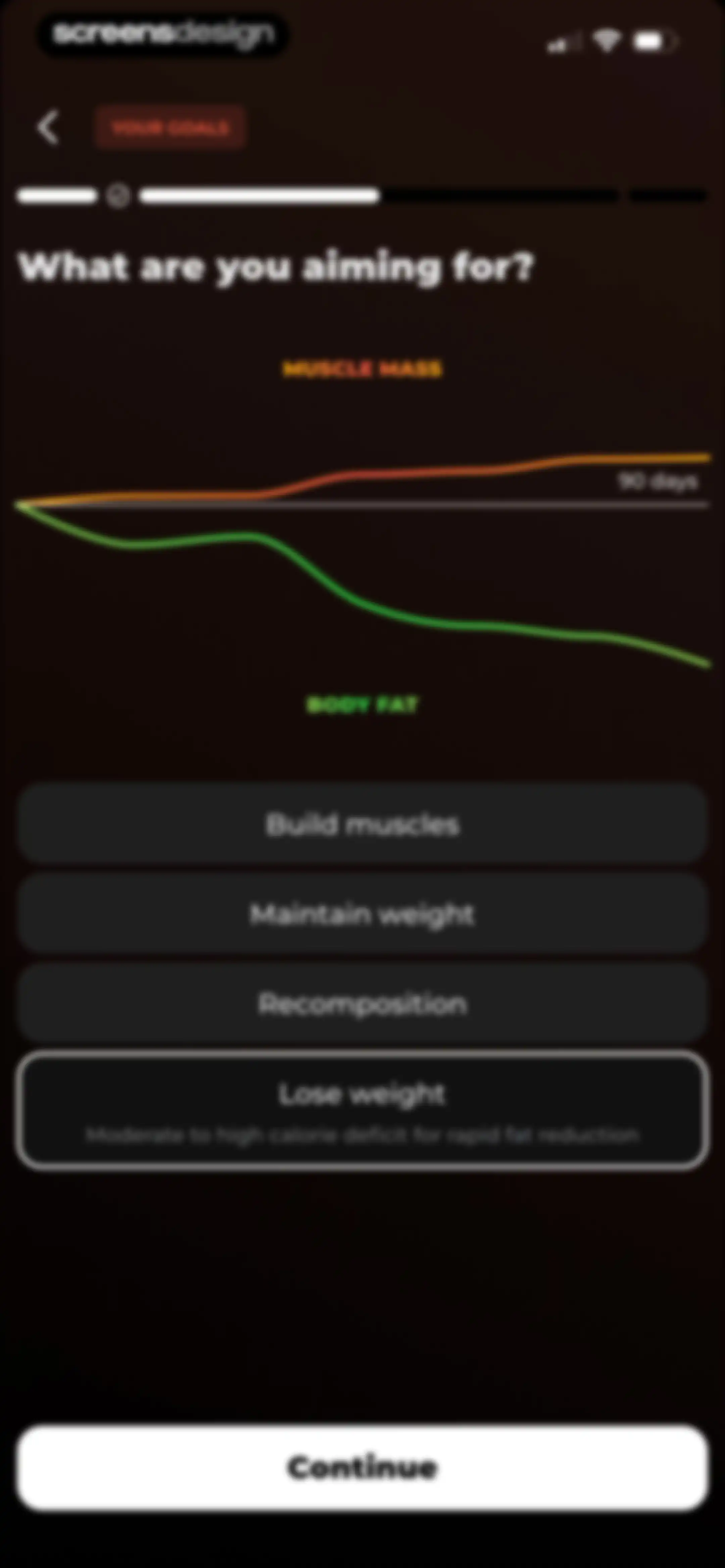 MCI - Personal Training AI screen 19