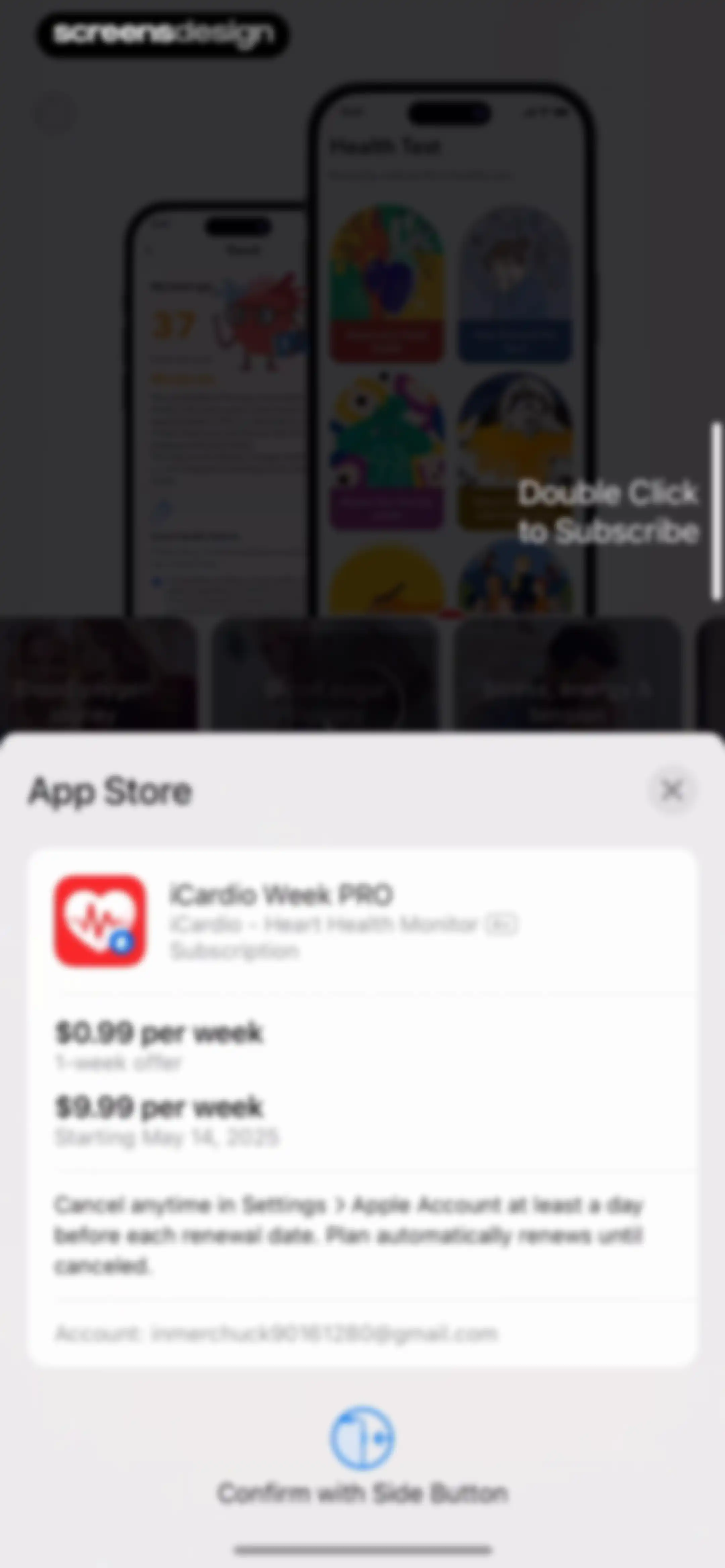 iCardio - Heart Rate Tracker screen 105