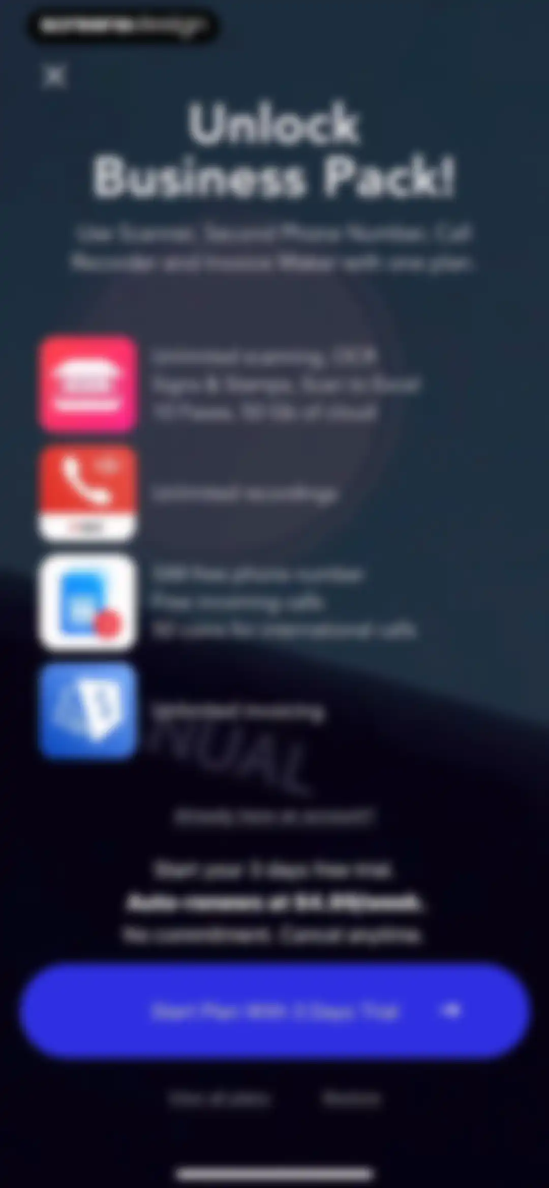 Scanner PDF – scan document screen 4