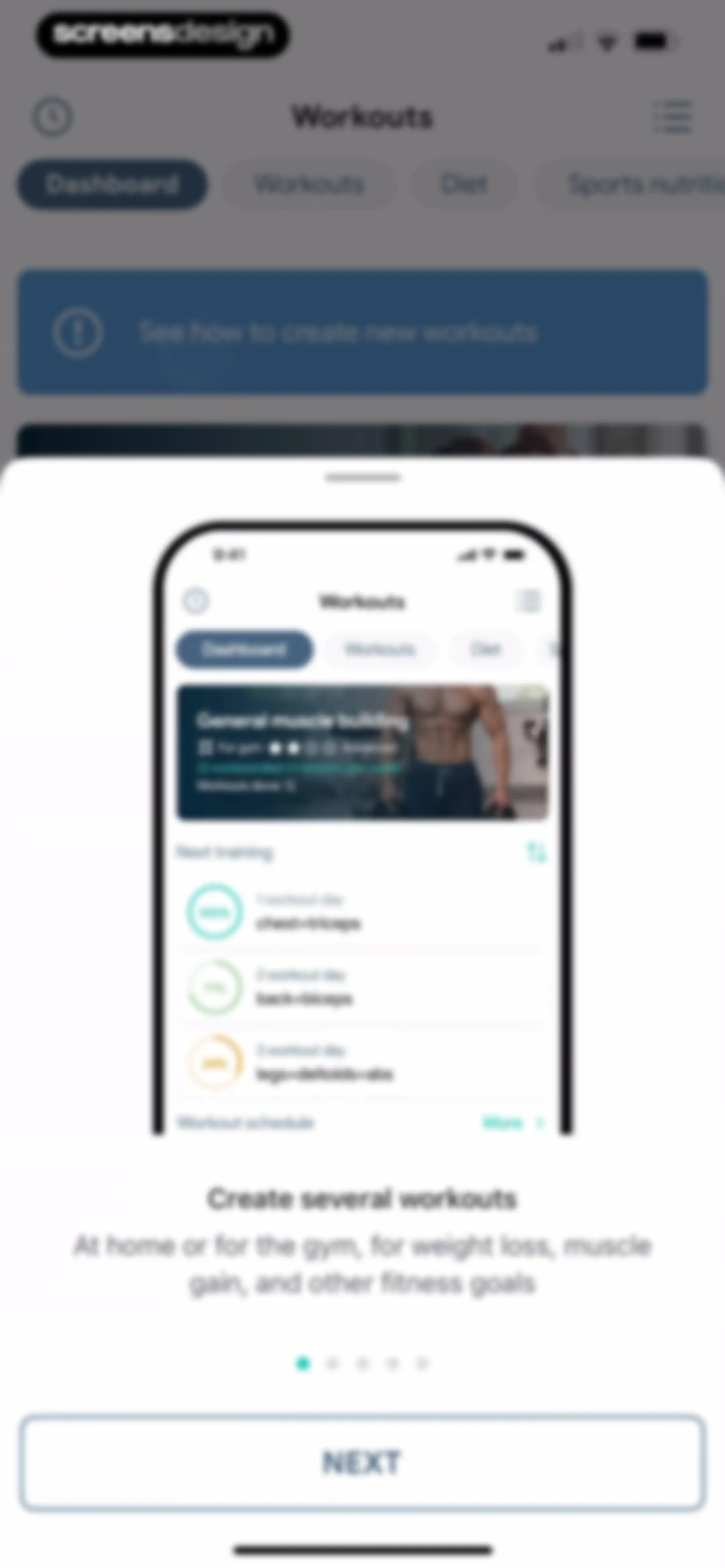 Fitness App: Gym Workout Plan screen 71