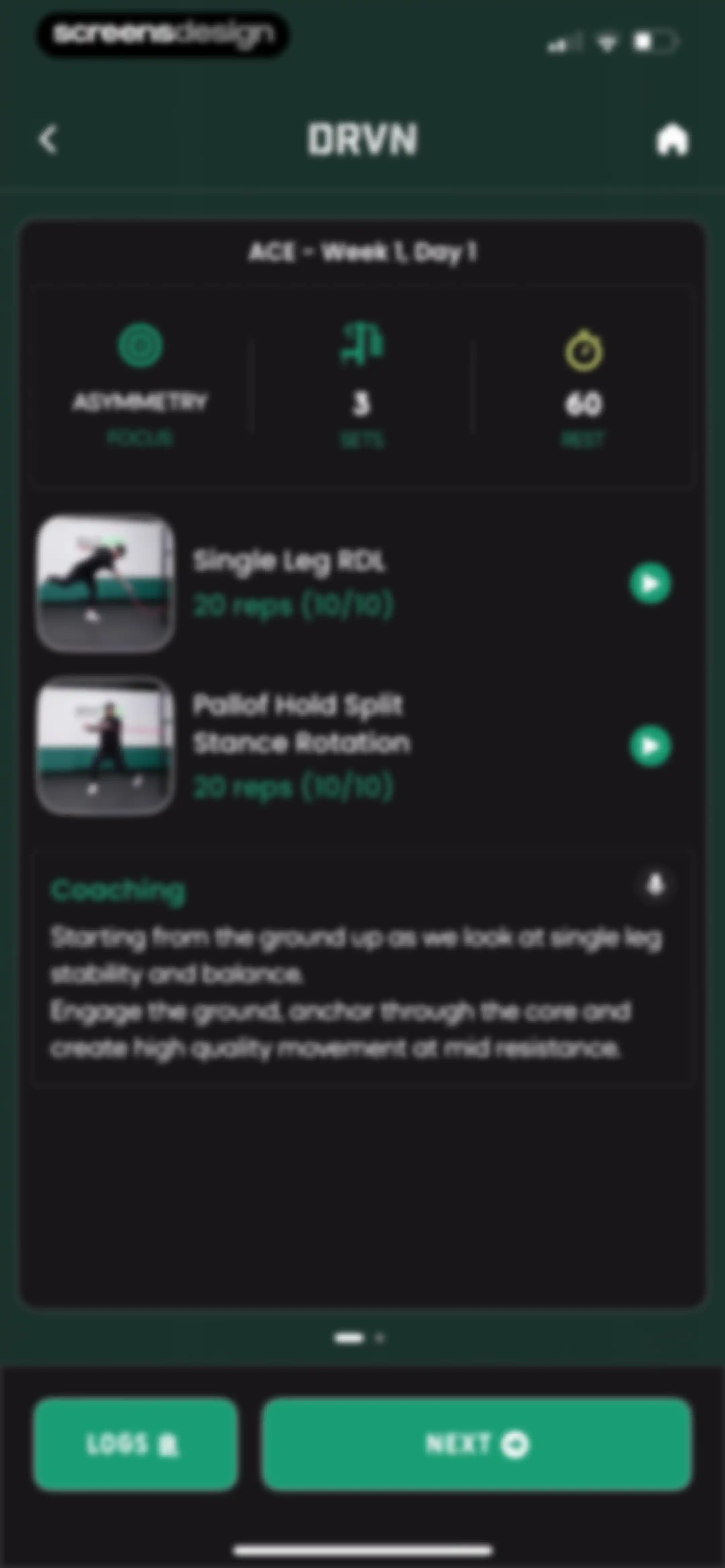 DRVN - Golf & Gym Workouts screen 33