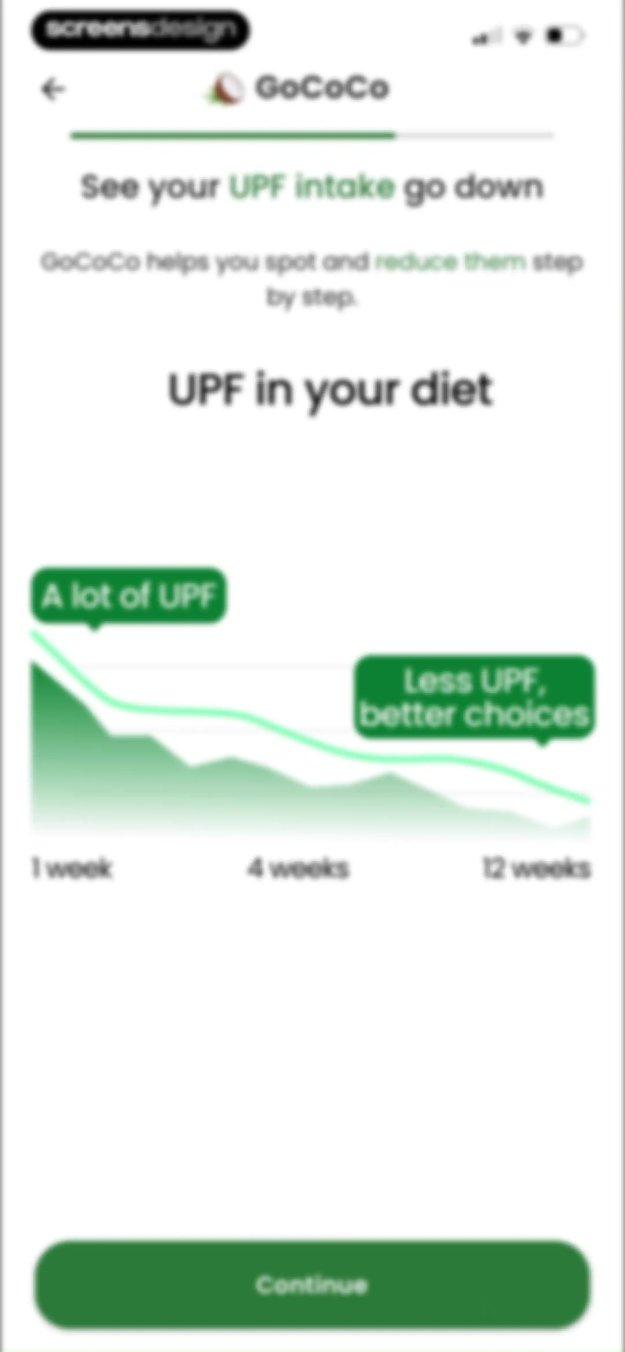Diabetes food tracker - Gococo screen 27