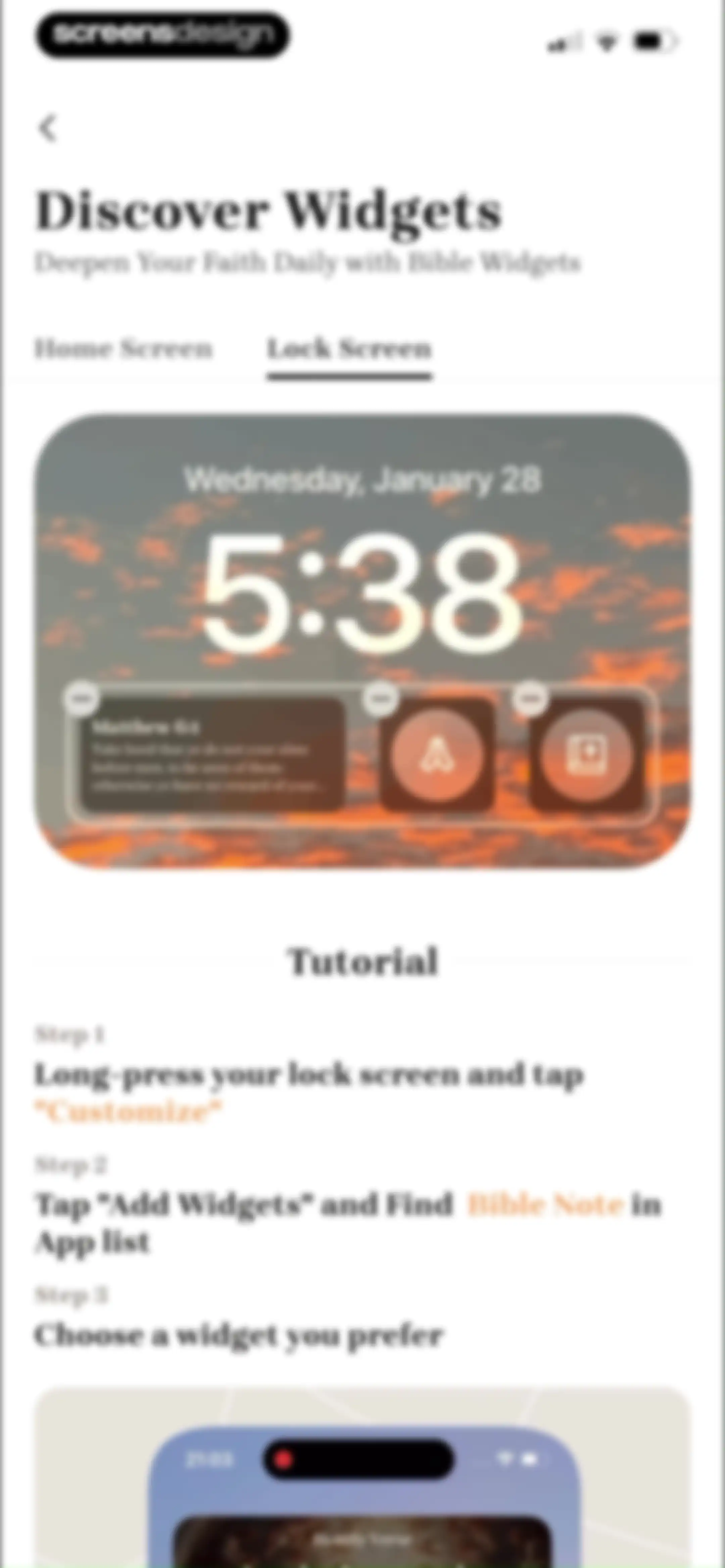 Bible Note: Sermon Notes screen 143