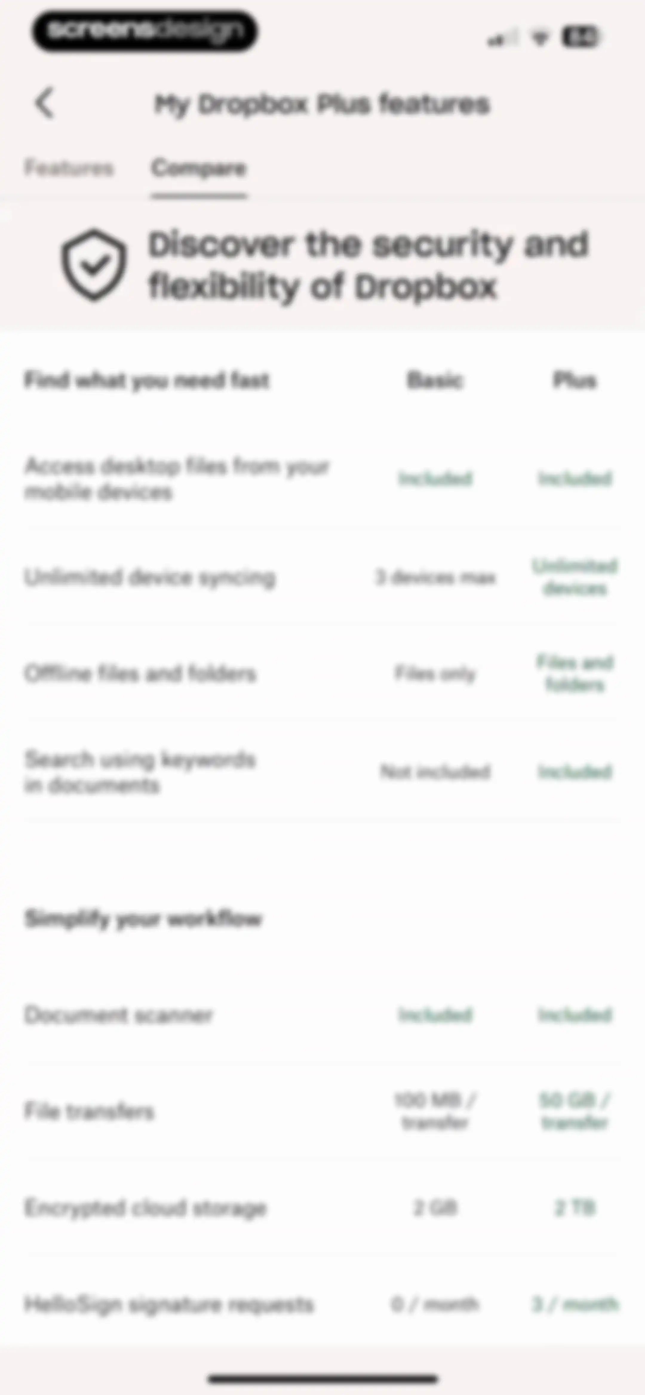 Dropbox: Cloud Storage Backup screen 129