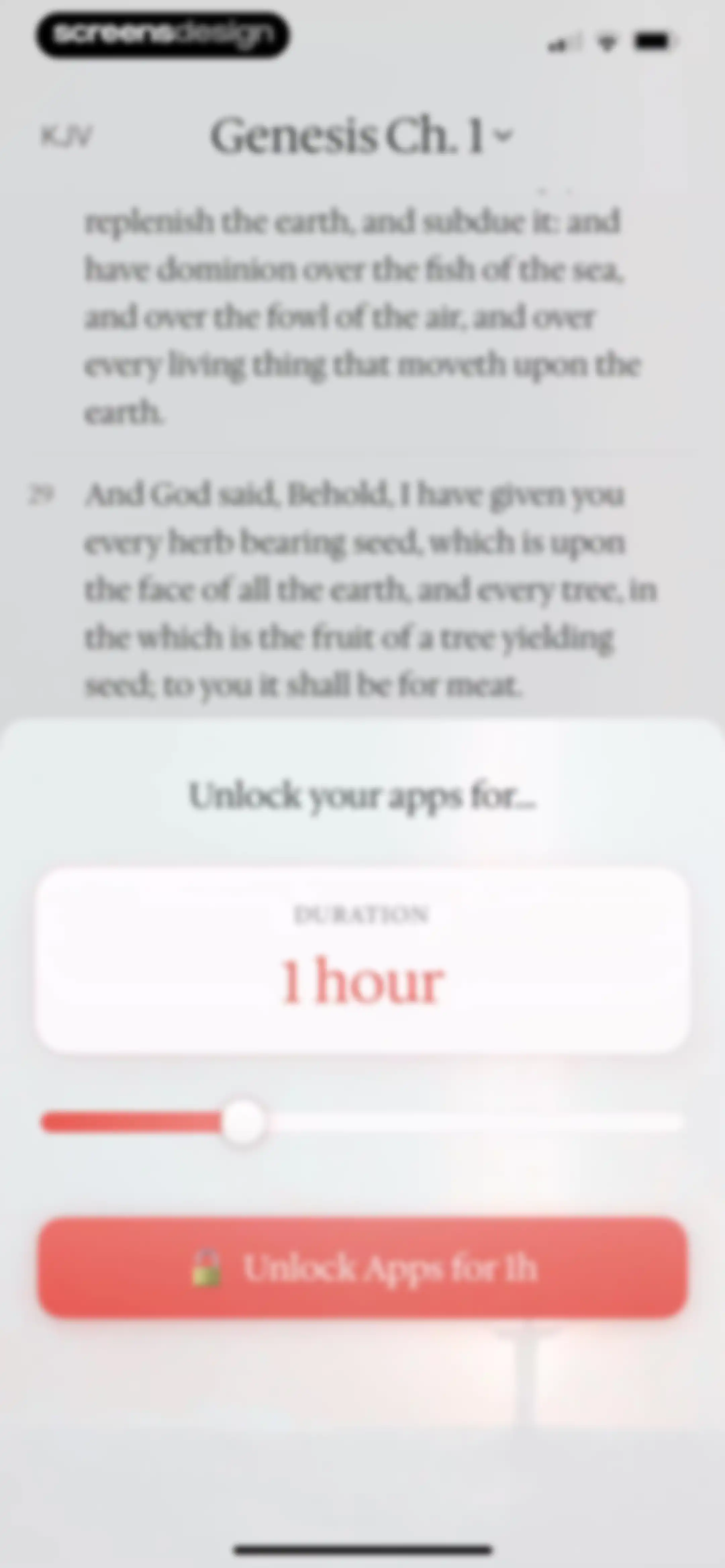 Bible Mode: Reduce Screen Time screen 88