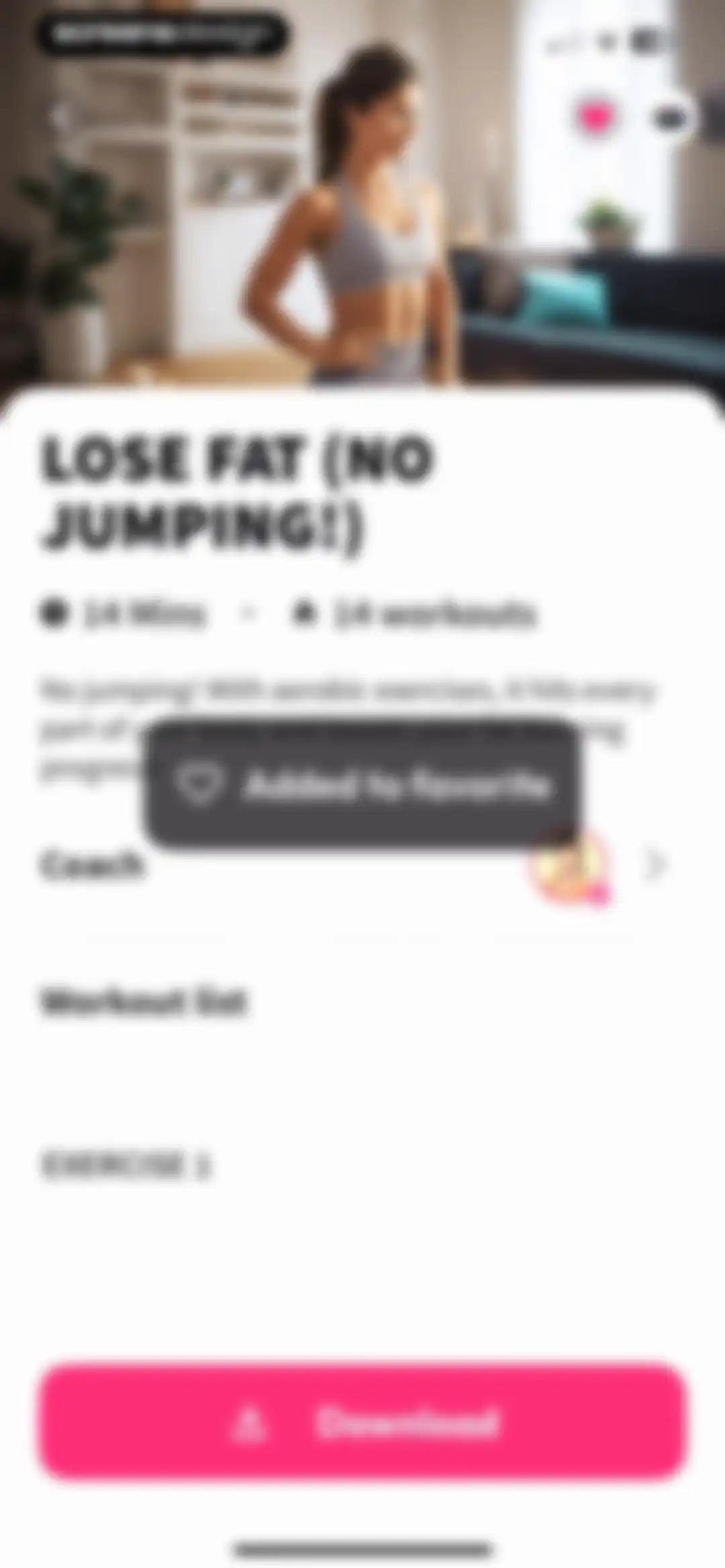 Workout for Women: Fit at Home screen 130