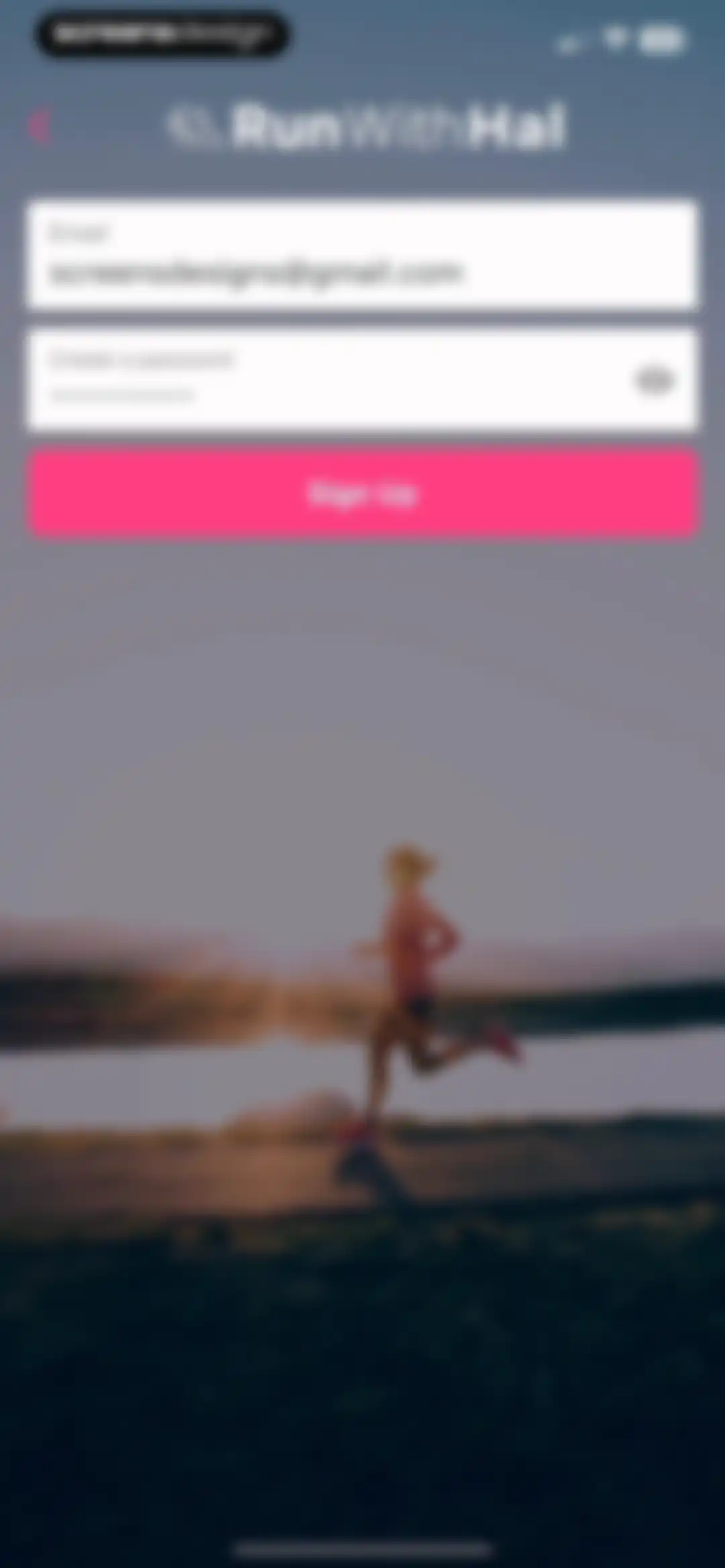 Run With Hal screen 2