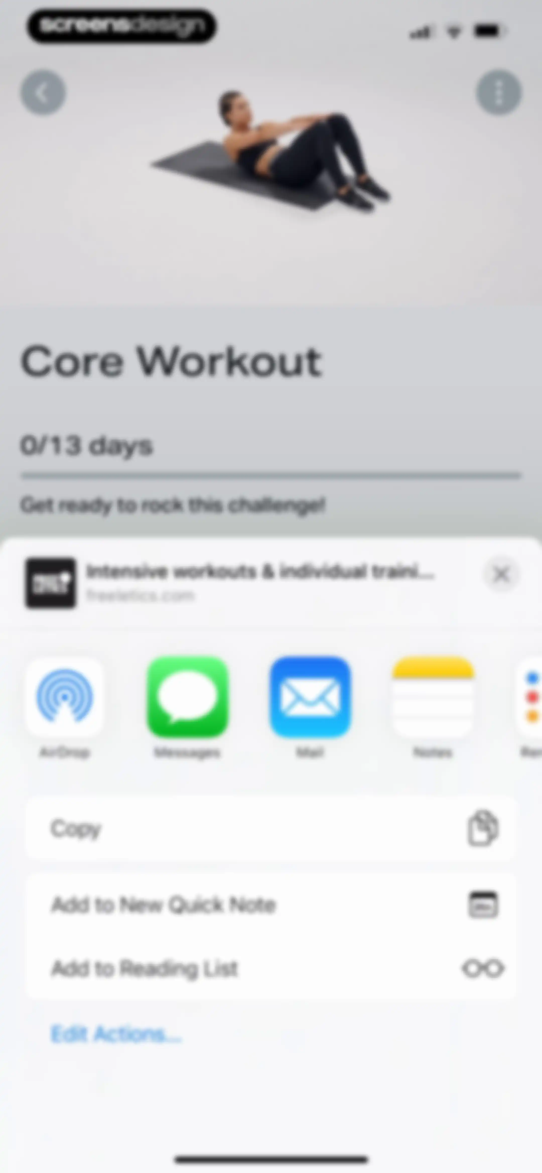 Freeletics: Workouts & Fitness screen 152