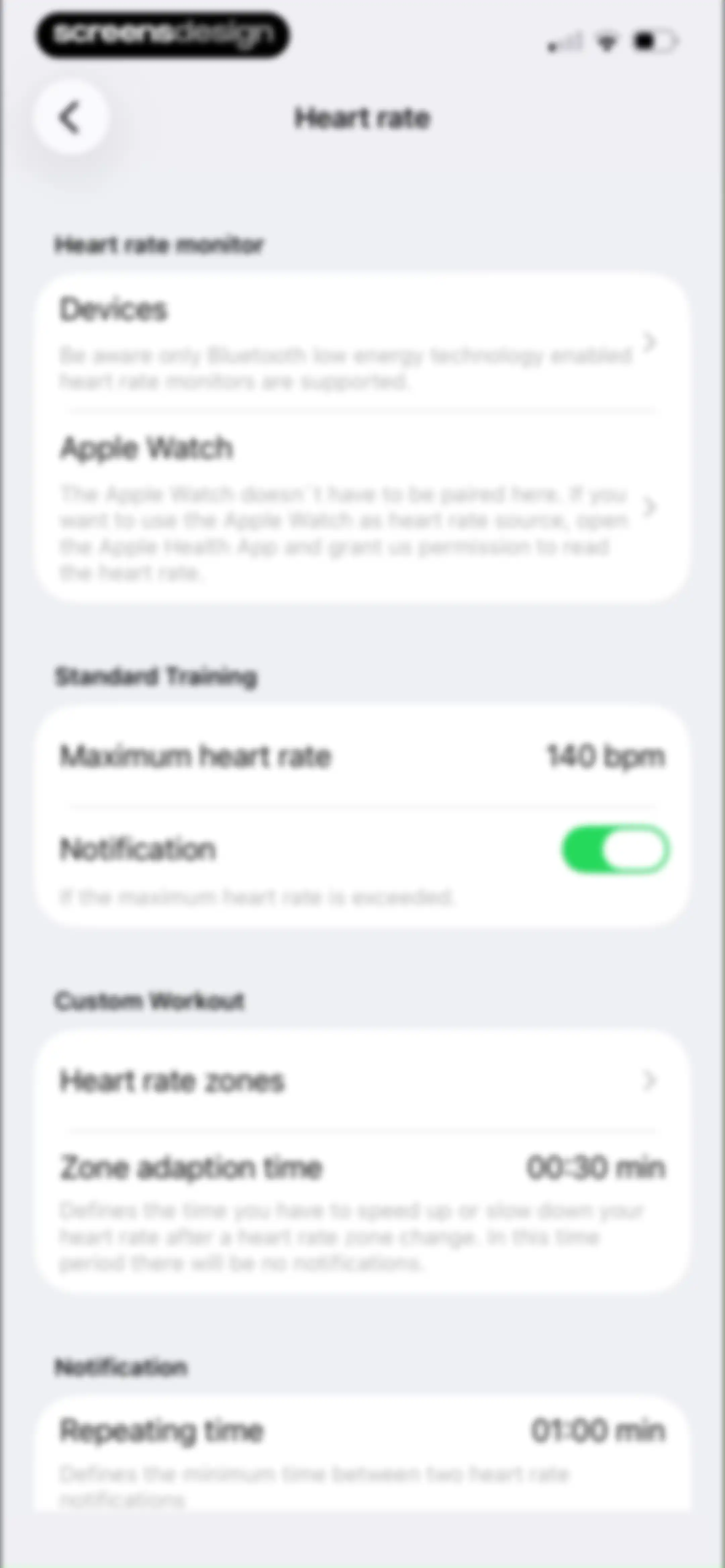 Running Walking Tracker Goals screen 88