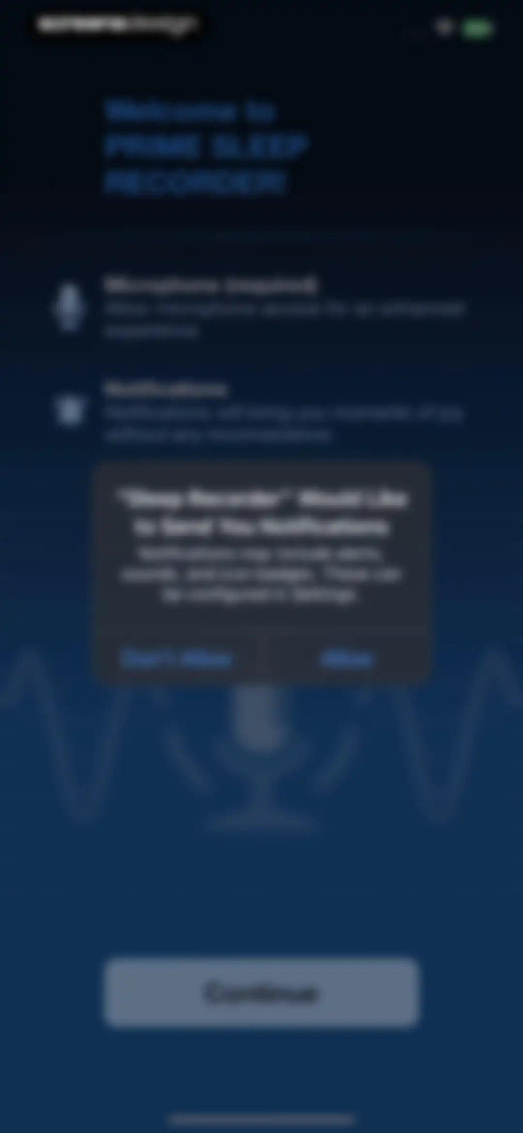 Noxogy Sleep Tracker screen 3