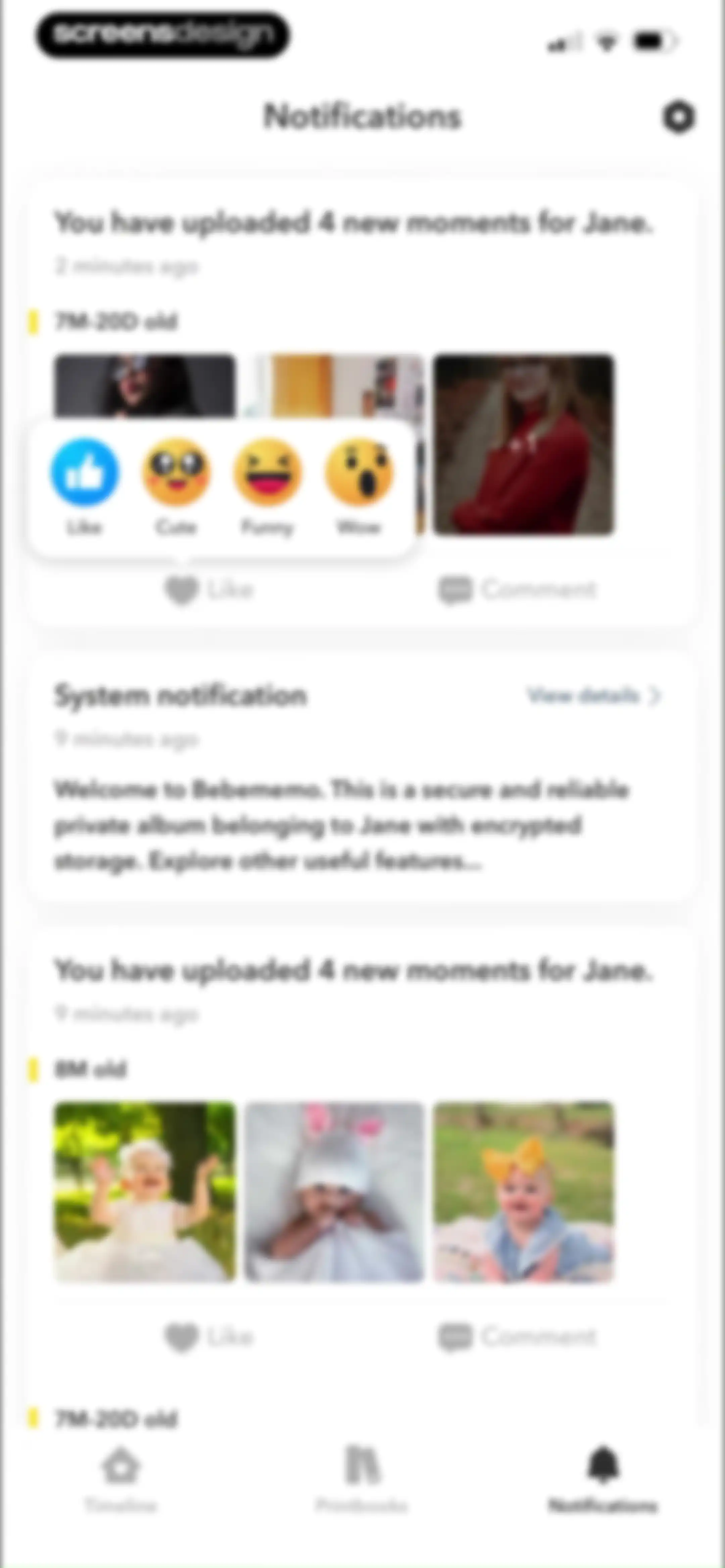 Bebememo - Smart Baby Journal screen 110