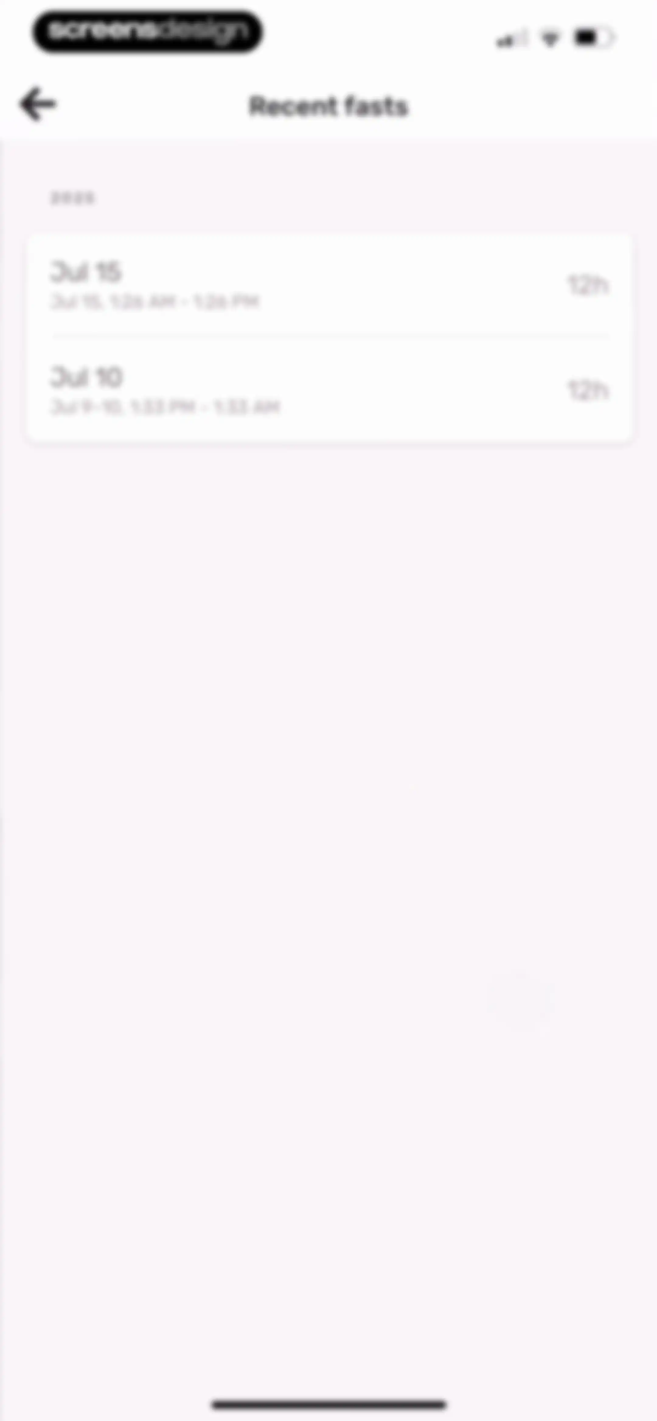 Zero: Fasting & Food Tracker screen 136