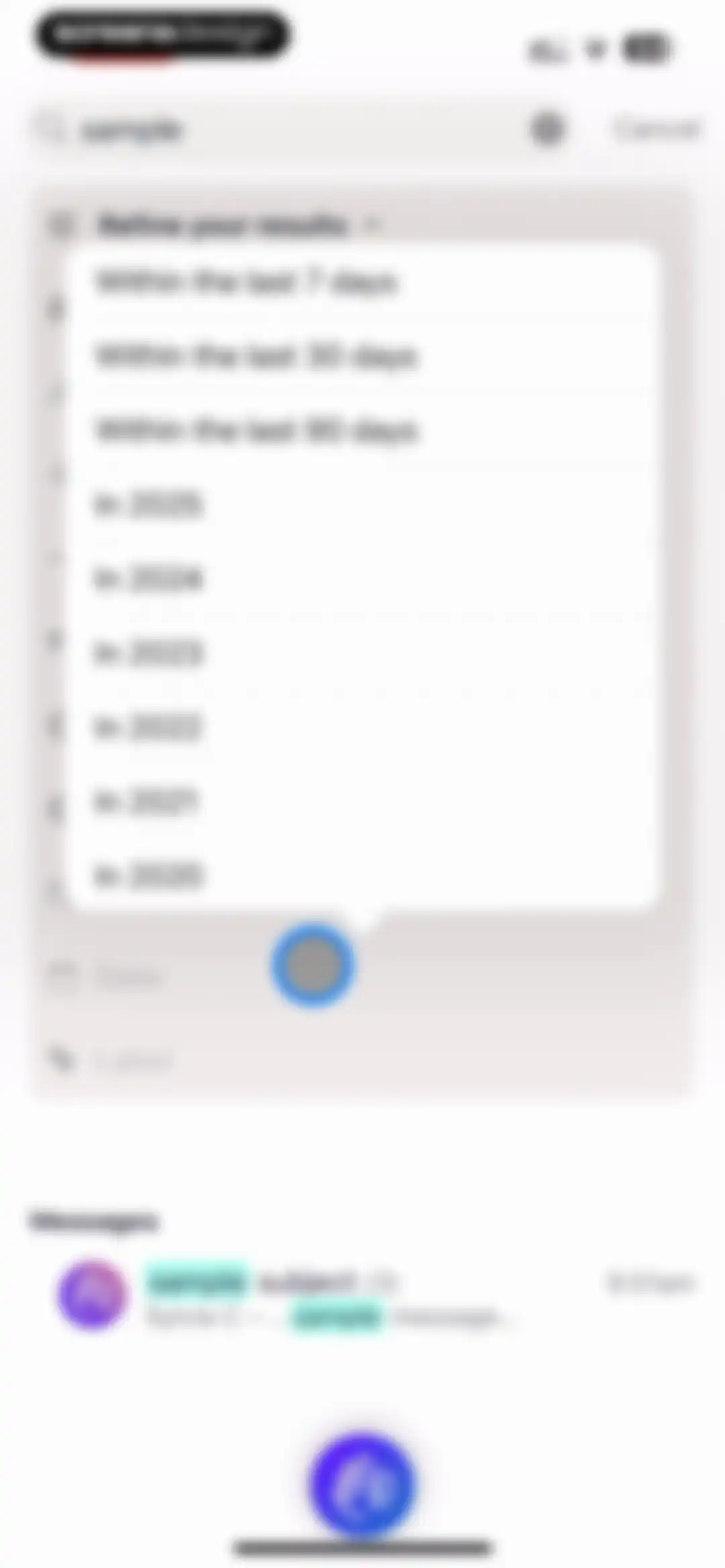 HEY Email screen 87
